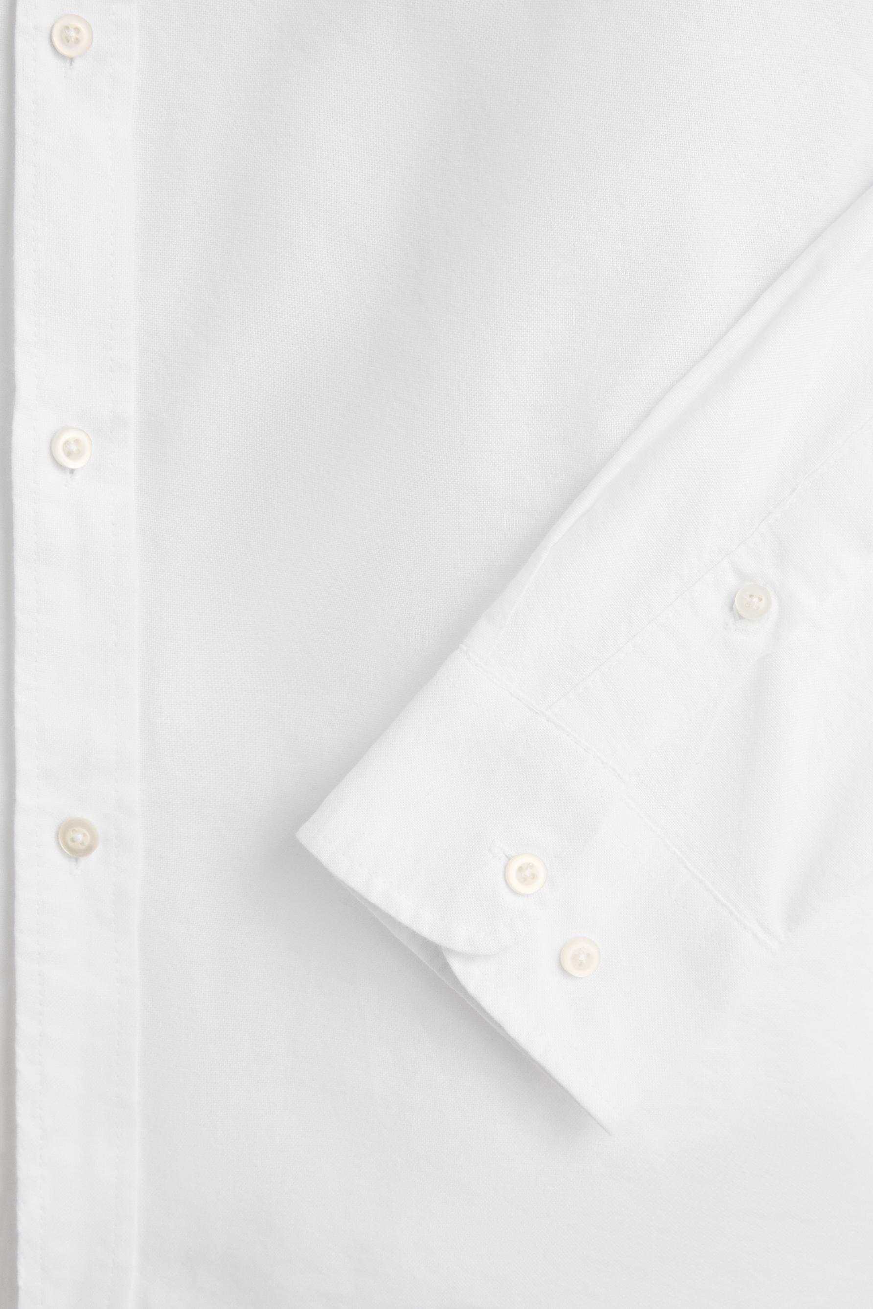 Oxford shirt — WHITE