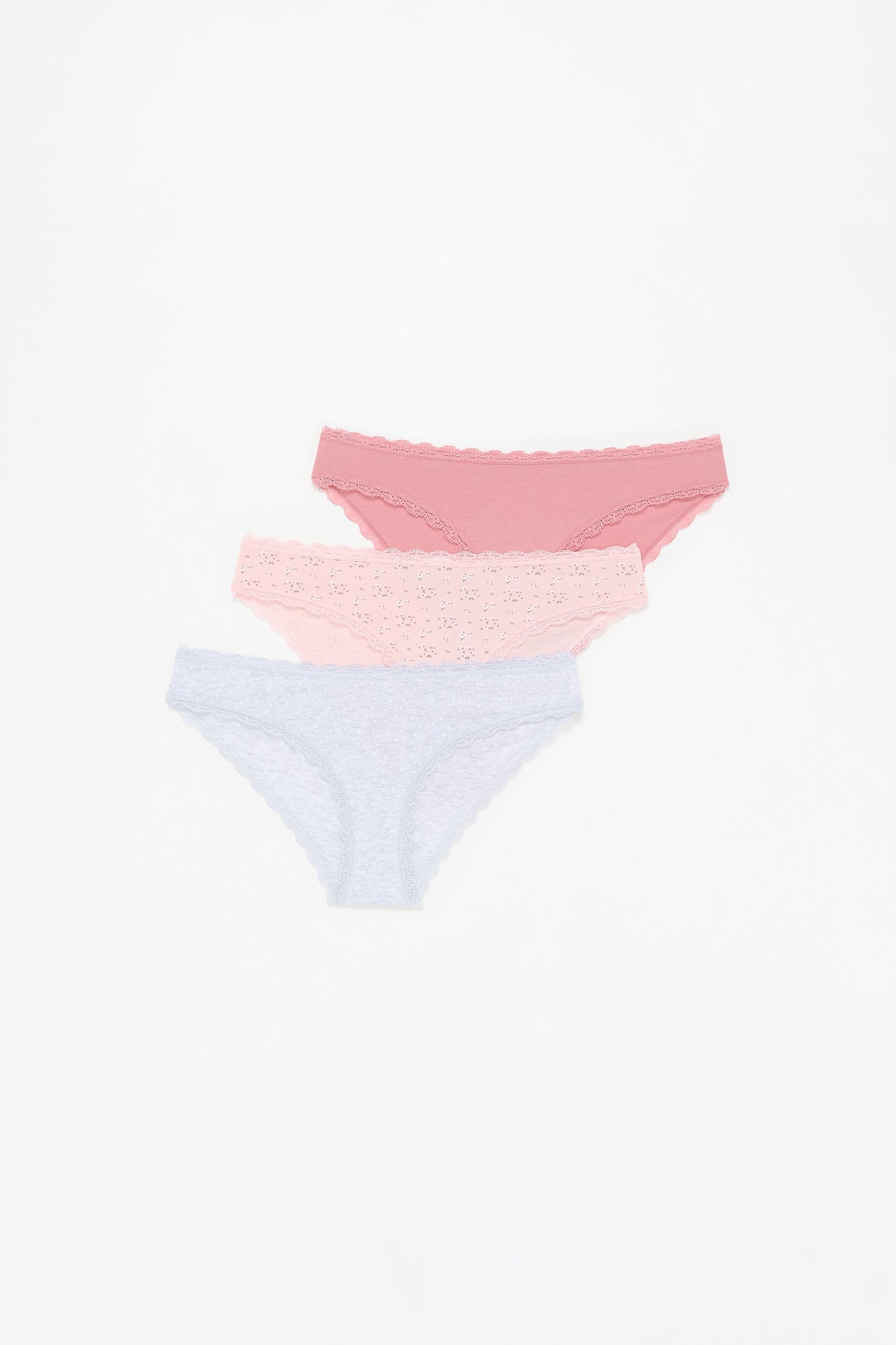 Pack 3 braguitas clásicas estampadas - Ropa Interior - REBAJAS - Mujer ...