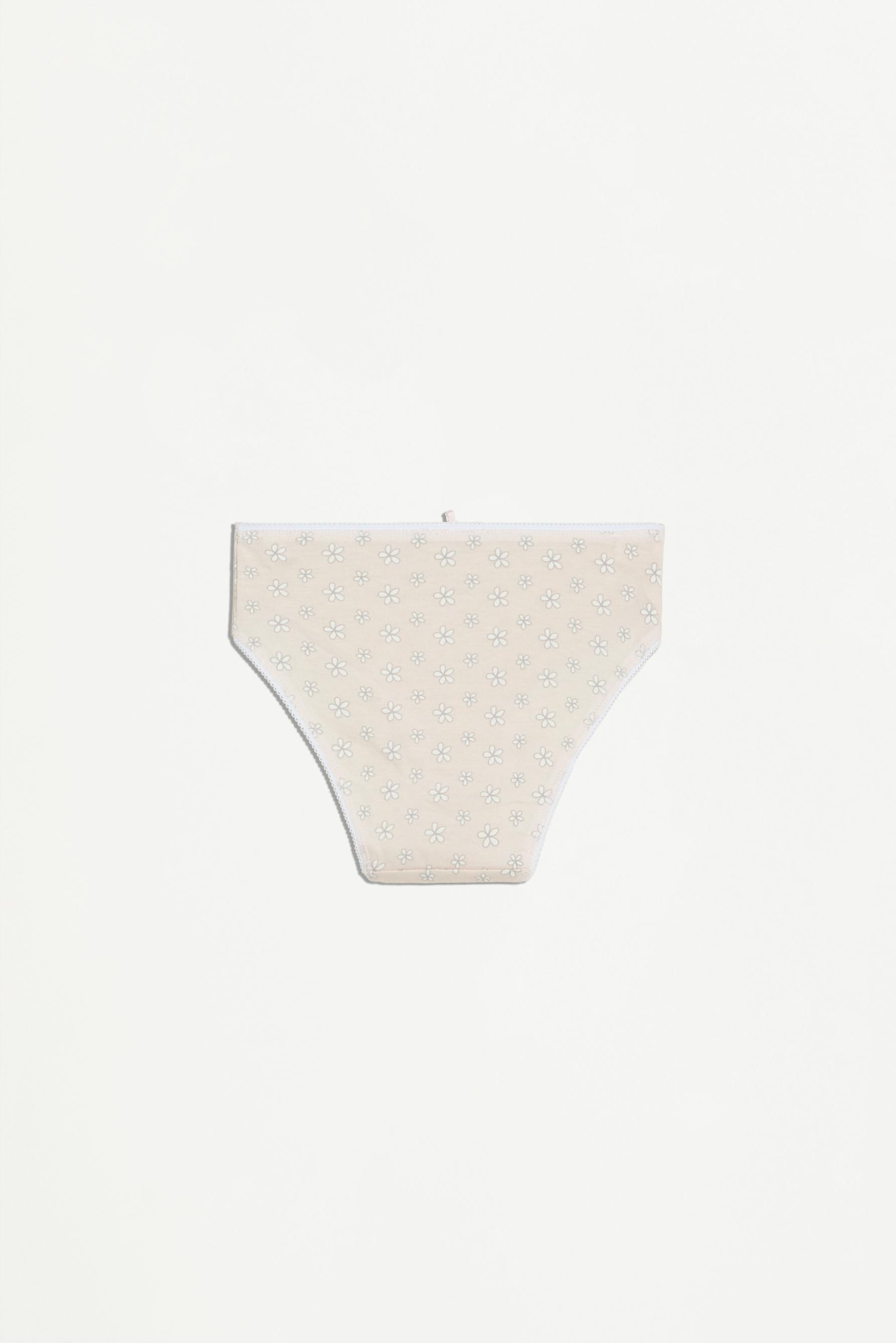 7-pack of elephant print briefs — PINK/WHITE