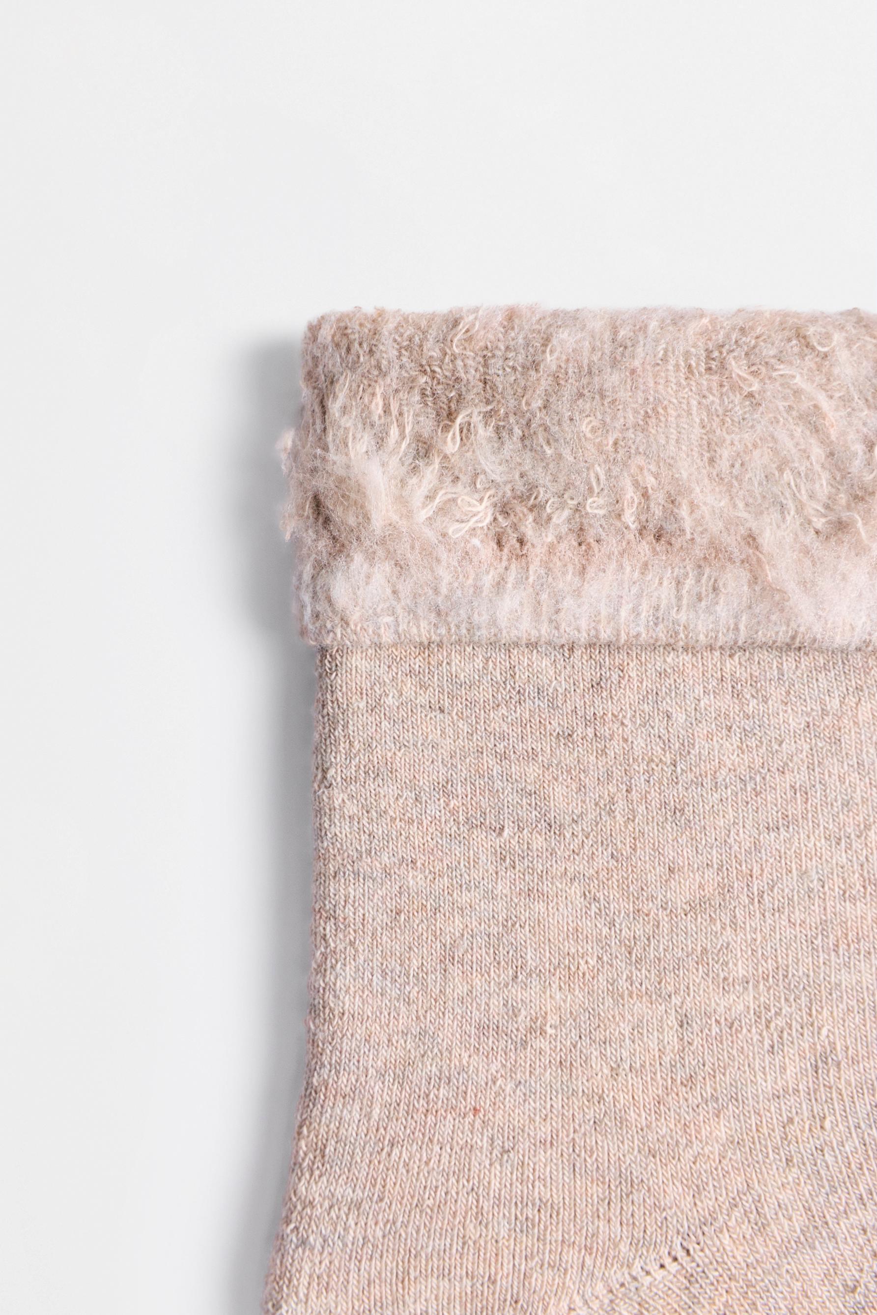 Long socks (2-pack) — CHOCOLATE