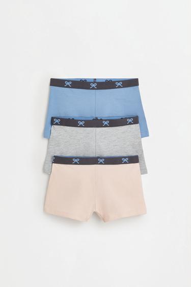 Bow boxer briefs (3-Pack) — BLUE GREY 1