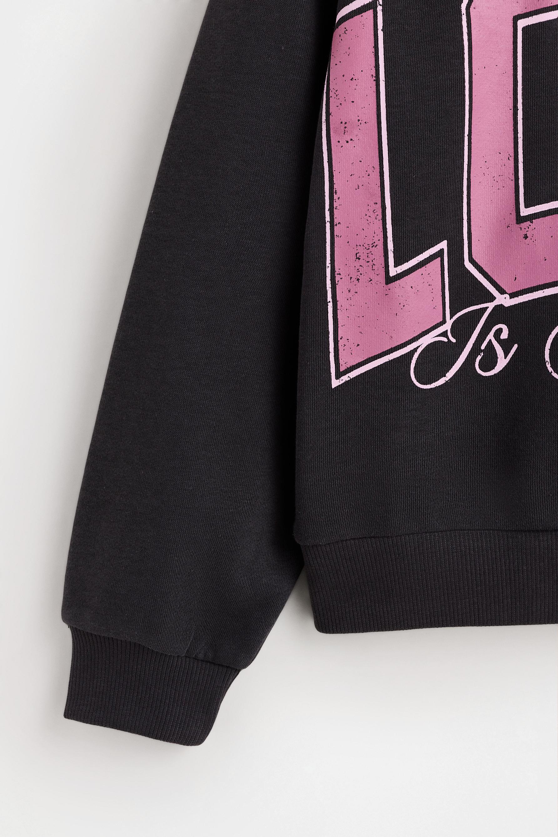 Printed sweatshirt — ANTHRACITE GREY
