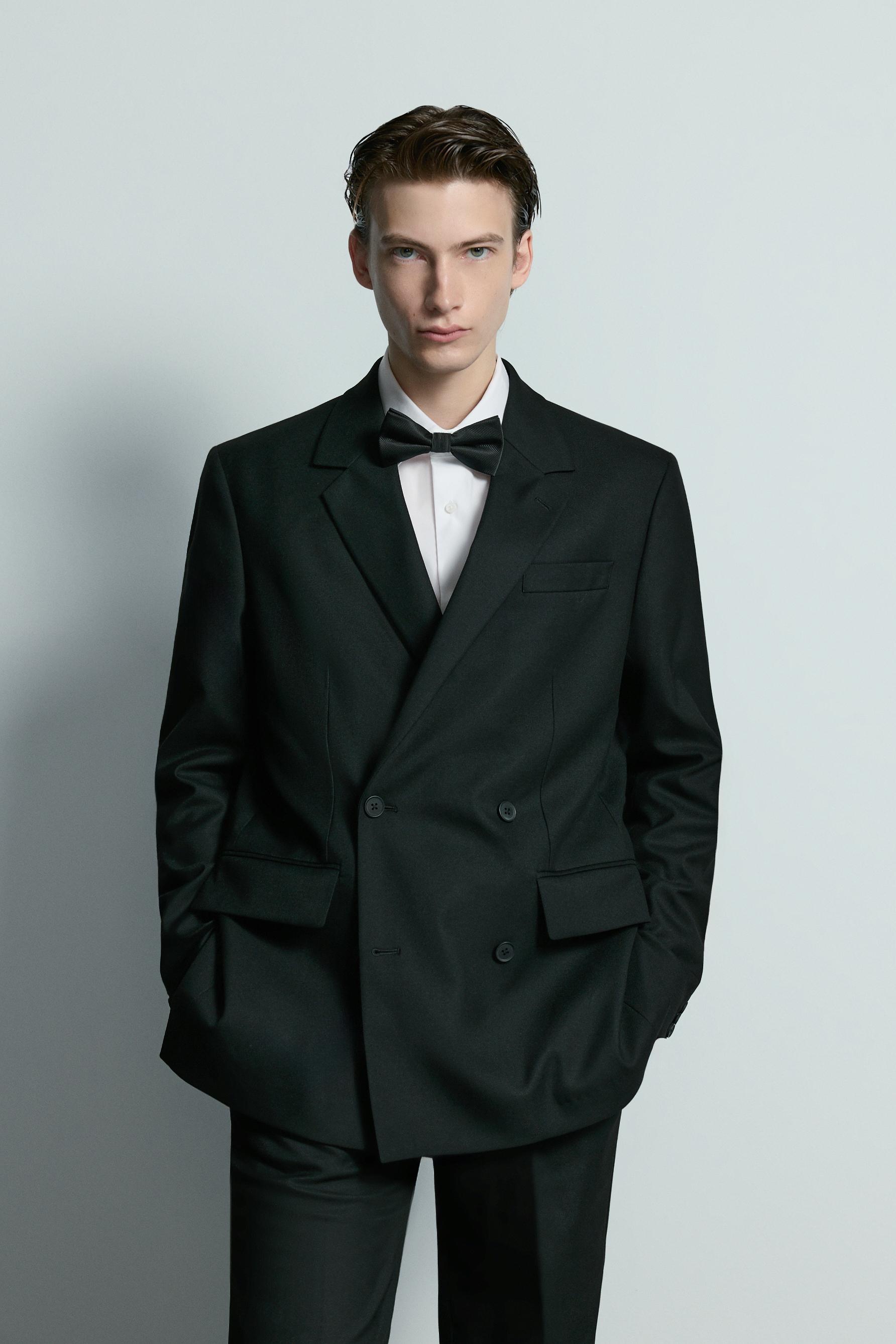 Blazer cruzada traje