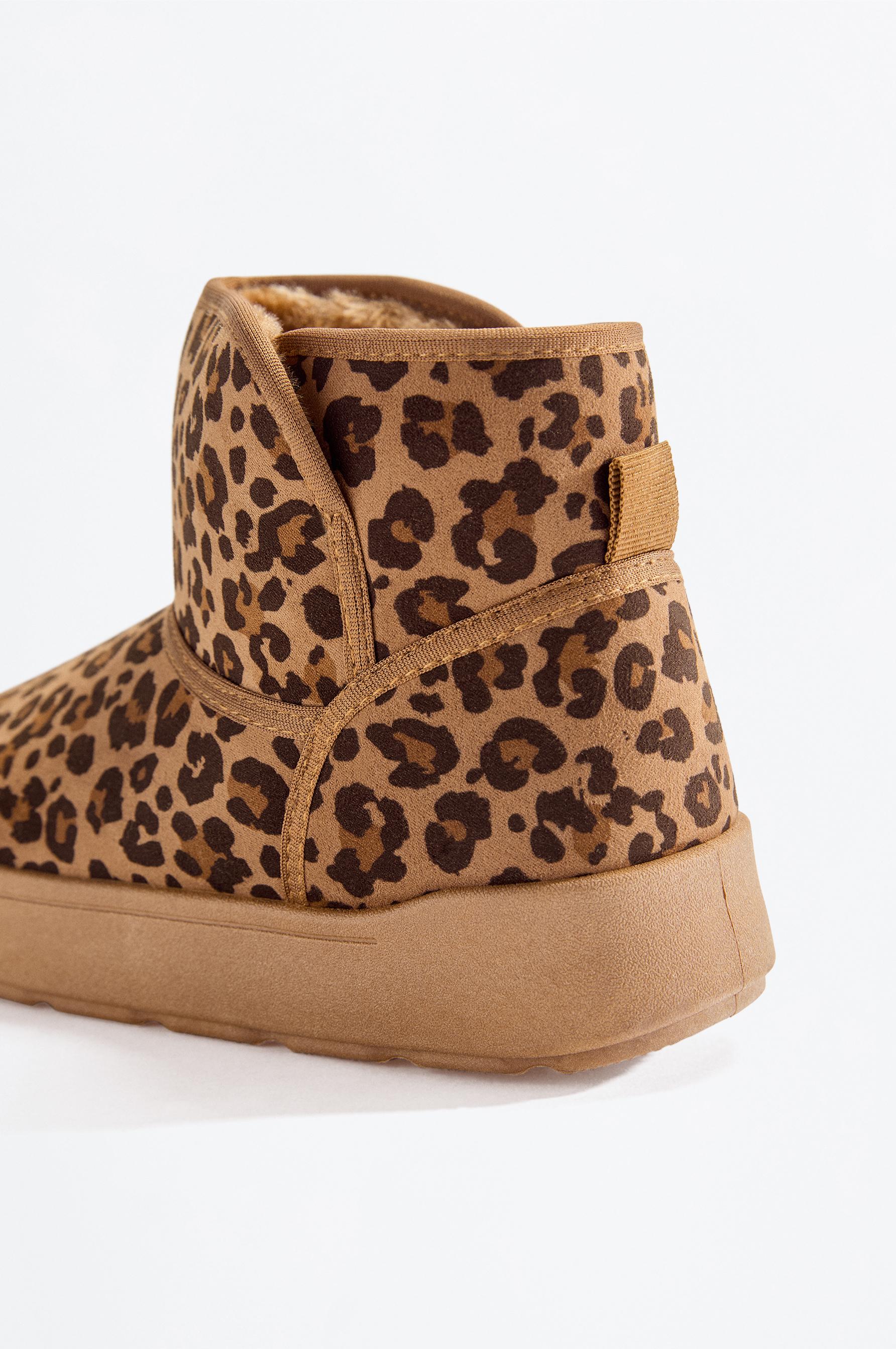 Lined ankle boot — LEOPARD