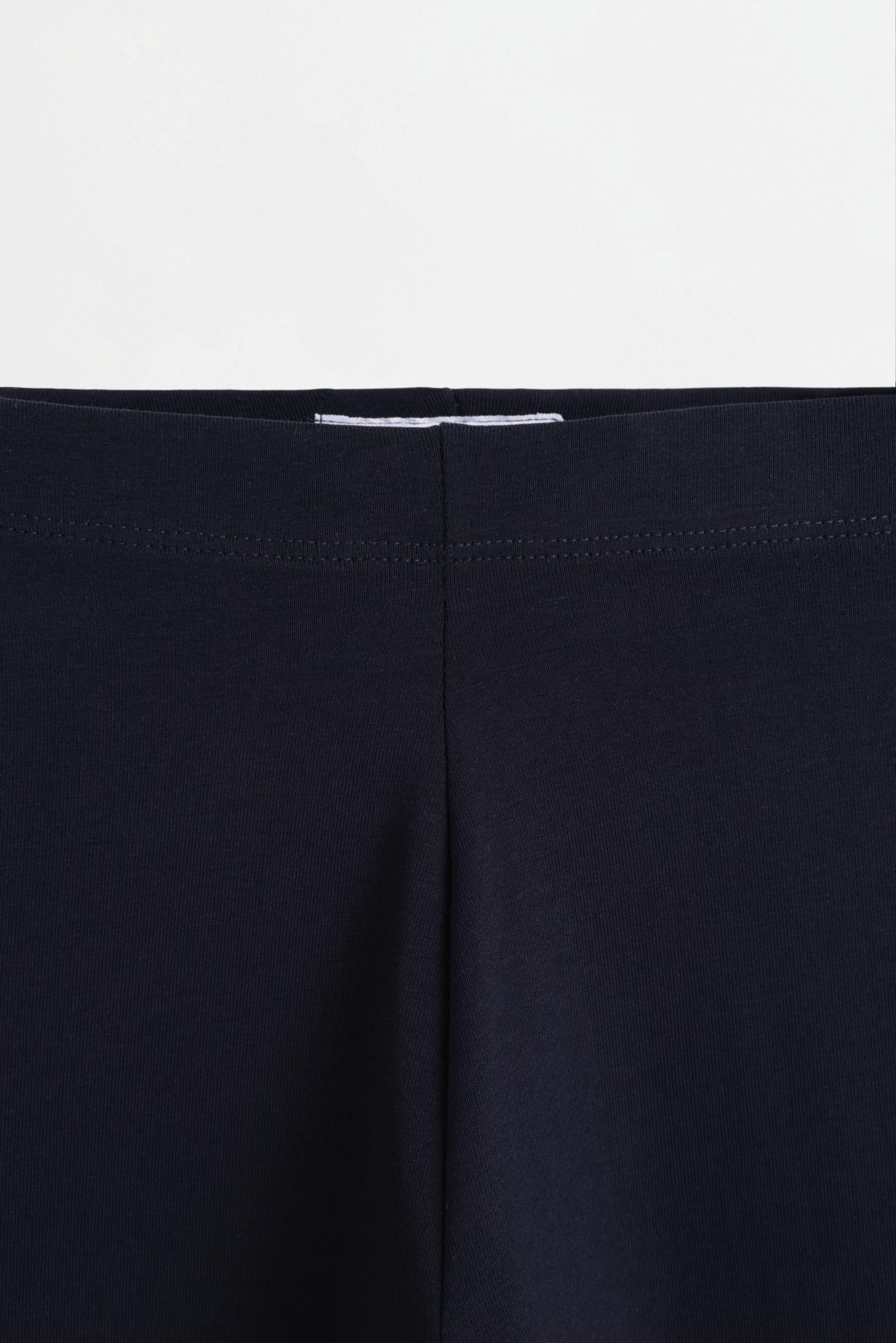 6-Pack of solid leggings — BLACK