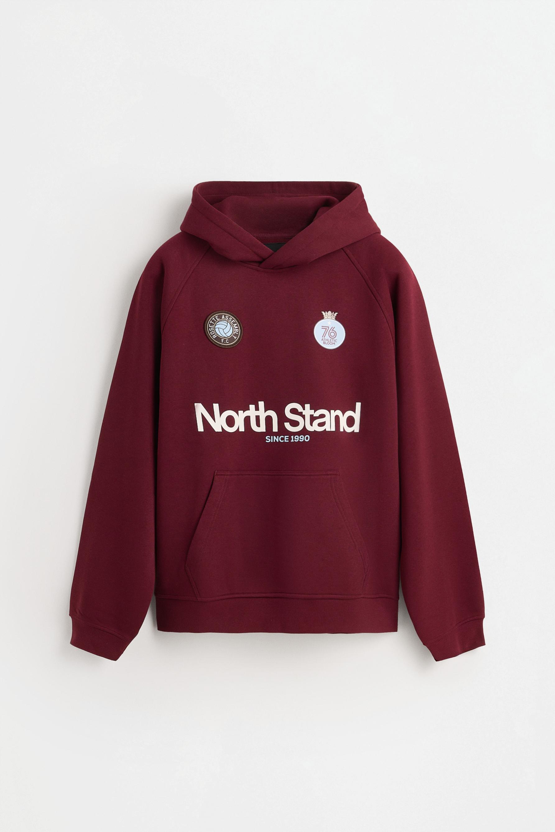 Sudadera capucha estampado