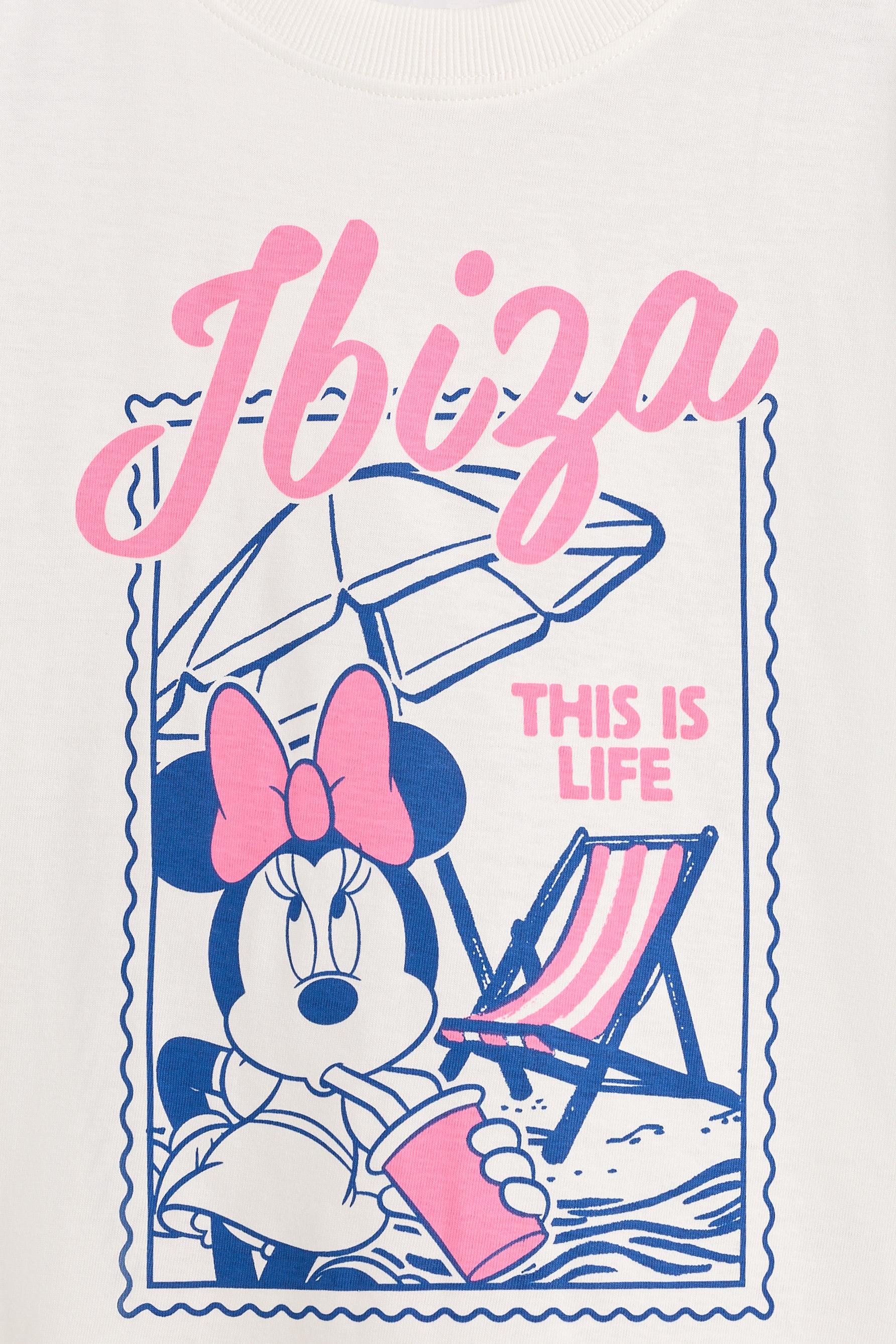 Minnie Mouse ©Disney Ibiza T-shirt — OFF WHITE