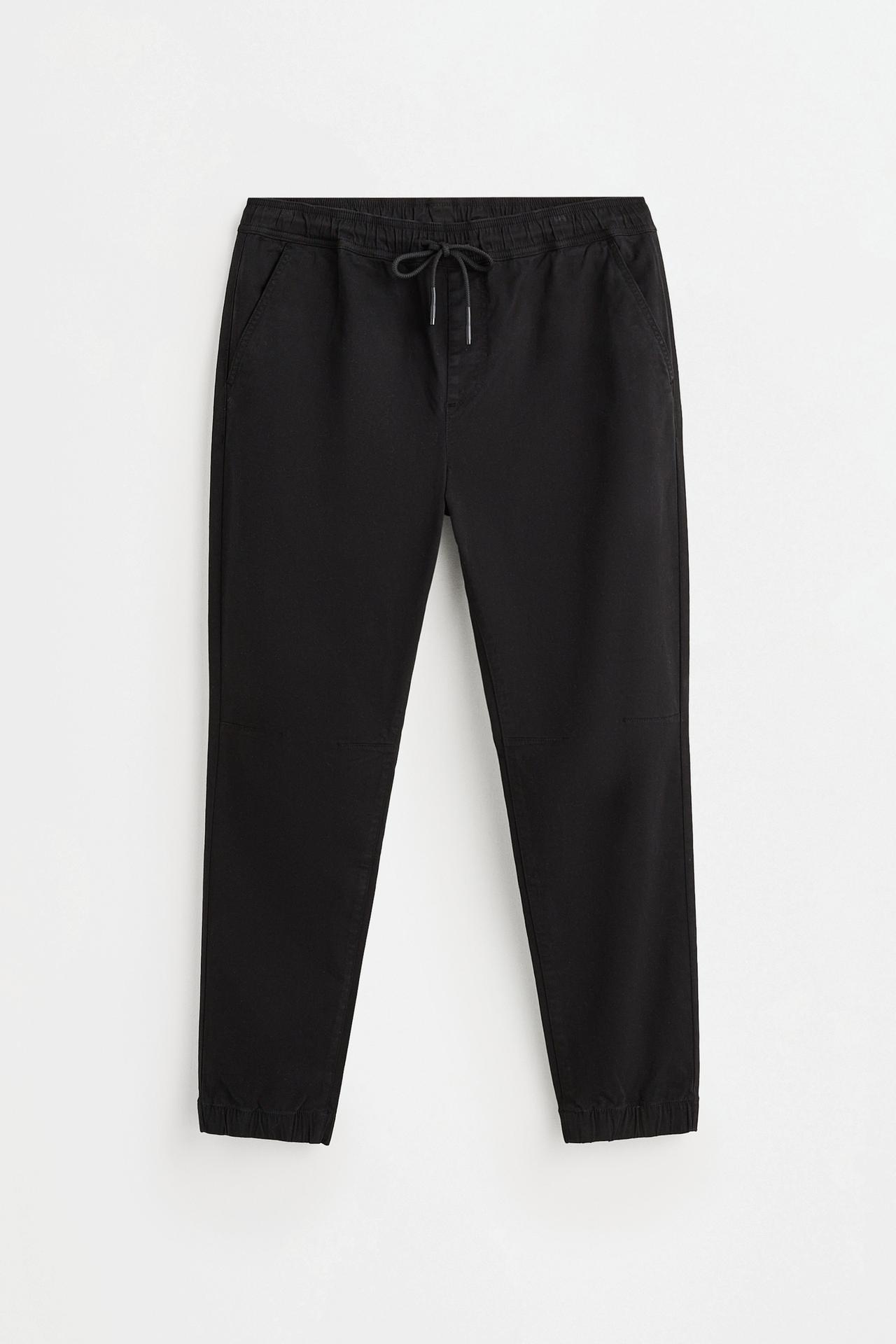 Slim fit jogger pants — BLACK