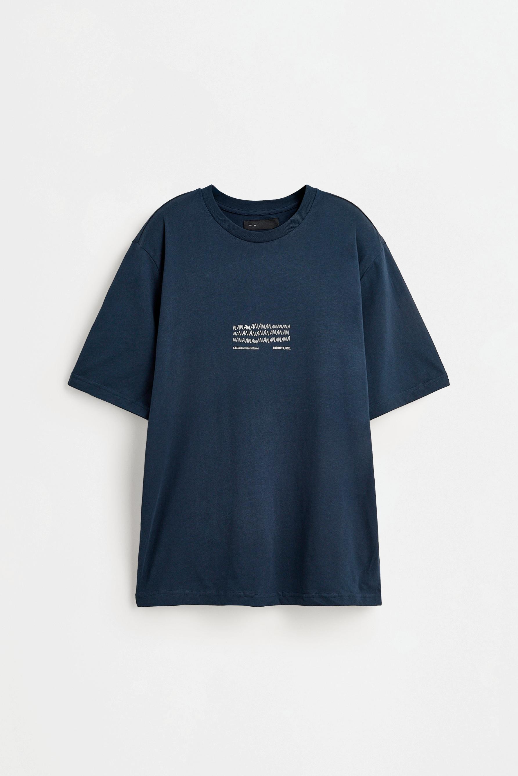 Short slogan pyjamas — OCEAN BLUE