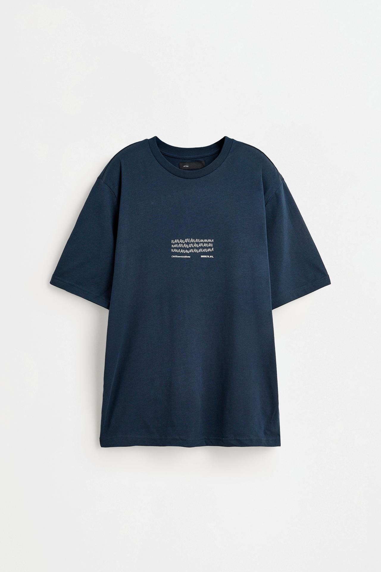 Short slogan pyjamas — OCEAN BLUE