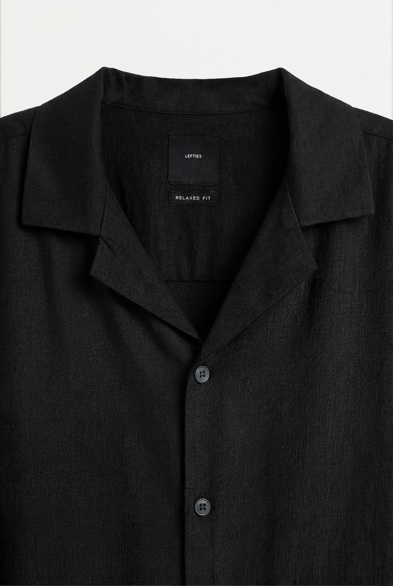Flowing shirt — BLACK