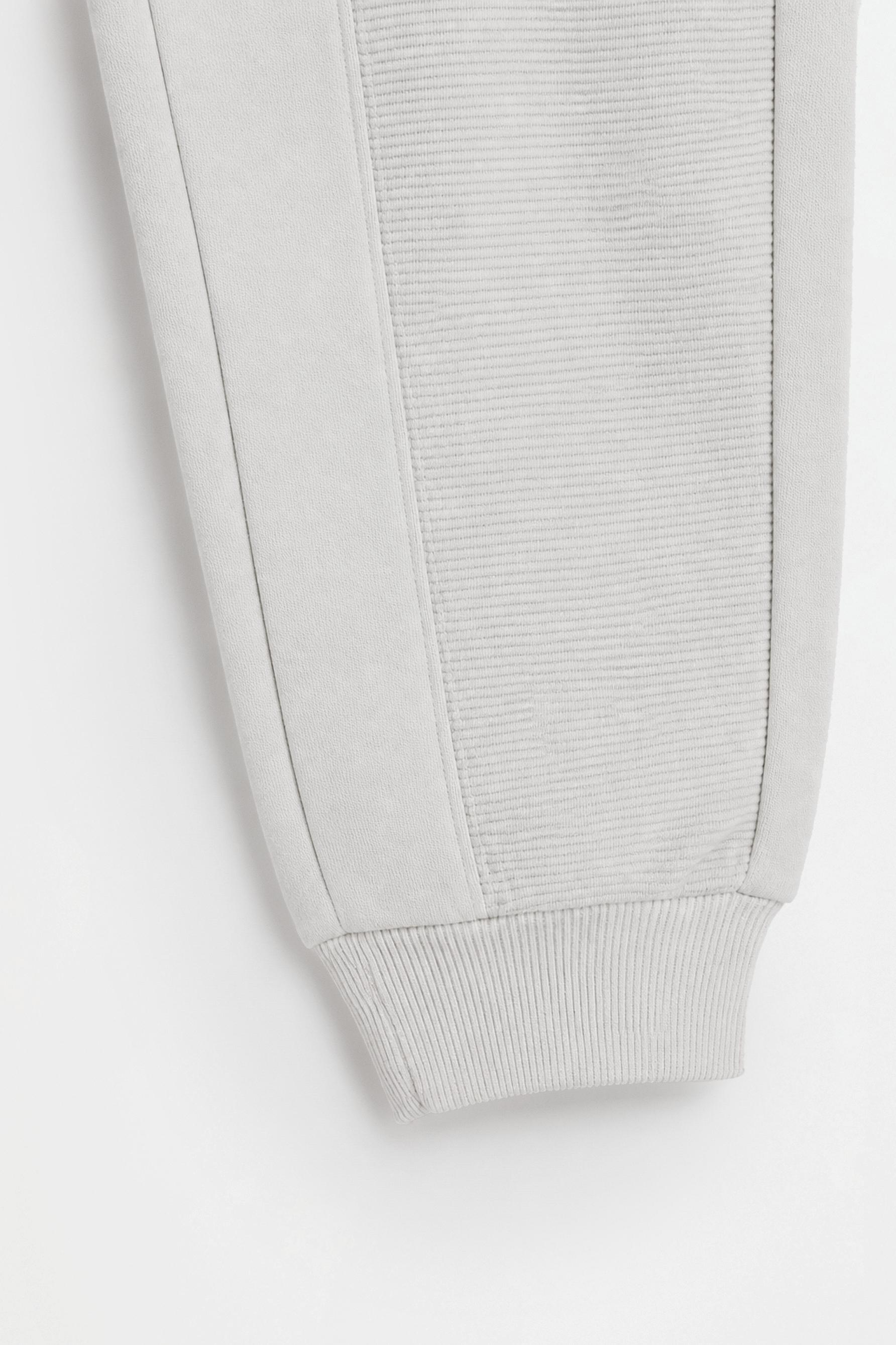Ottoman plush joggers — SAND