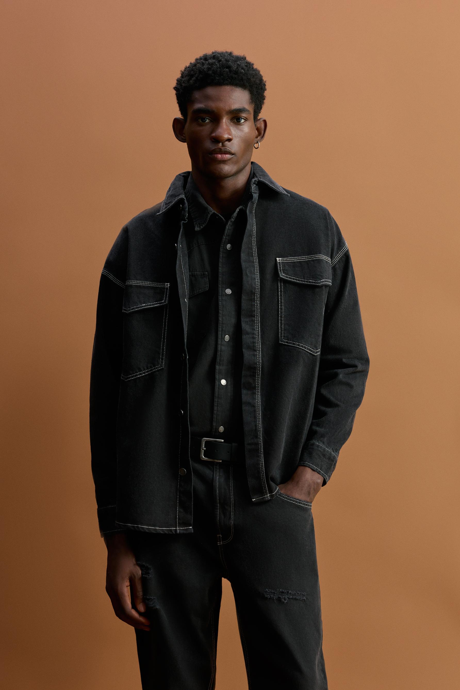 Sobrecamisa denim oversize