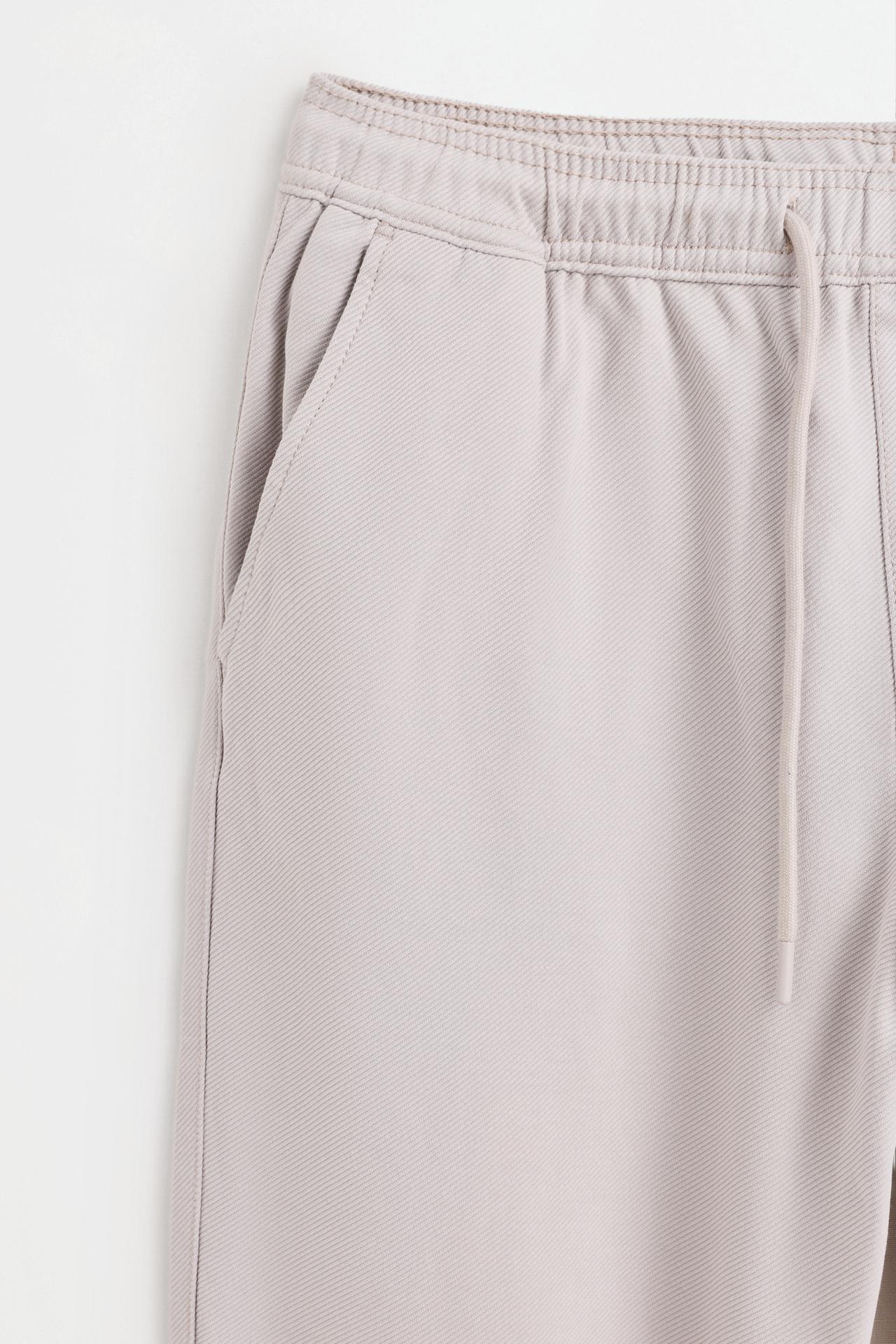 Wide-leg jogger trousers — GREY