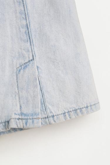 Denim skort — FADED SKY BLUE 3