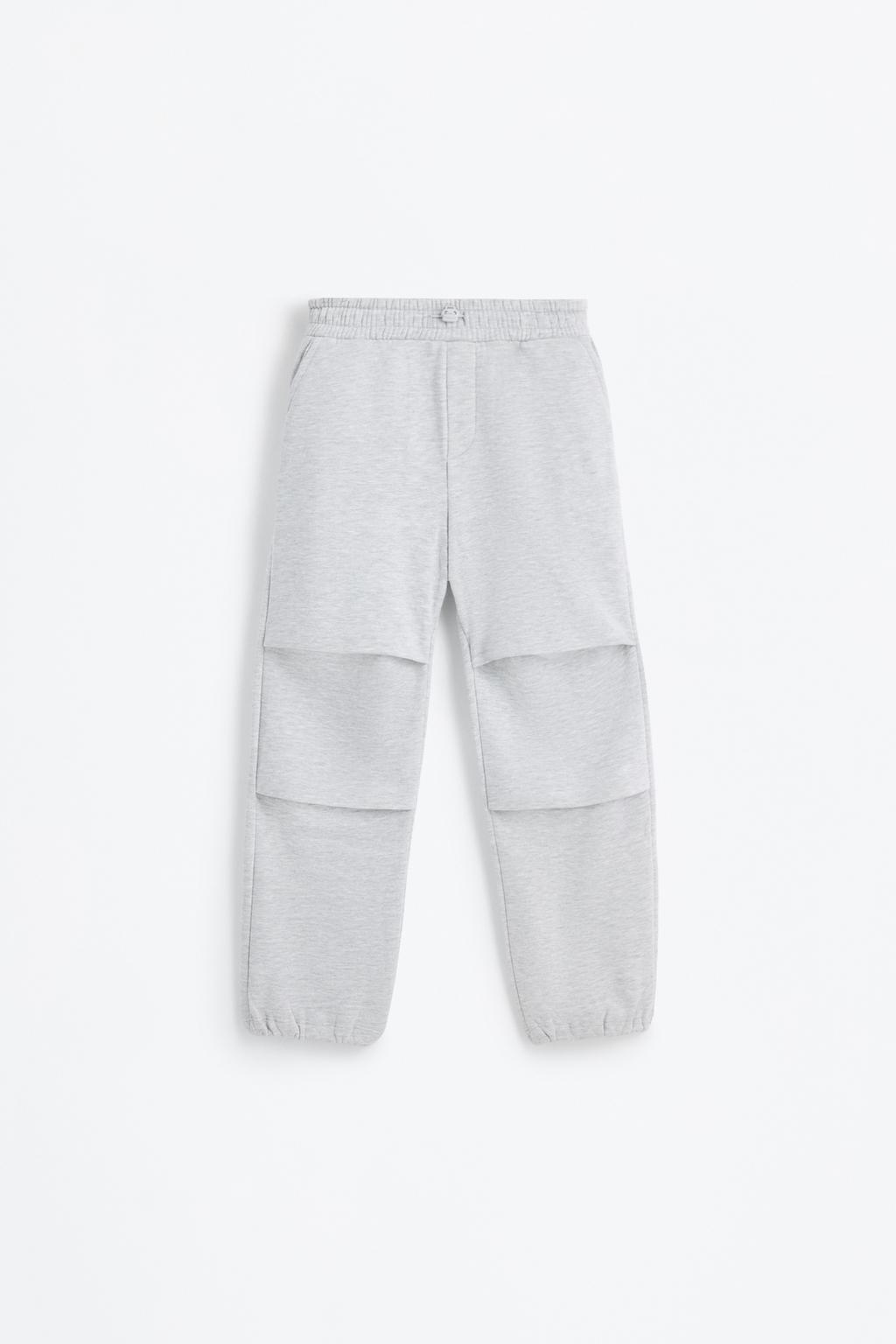 Plush parachute trousers