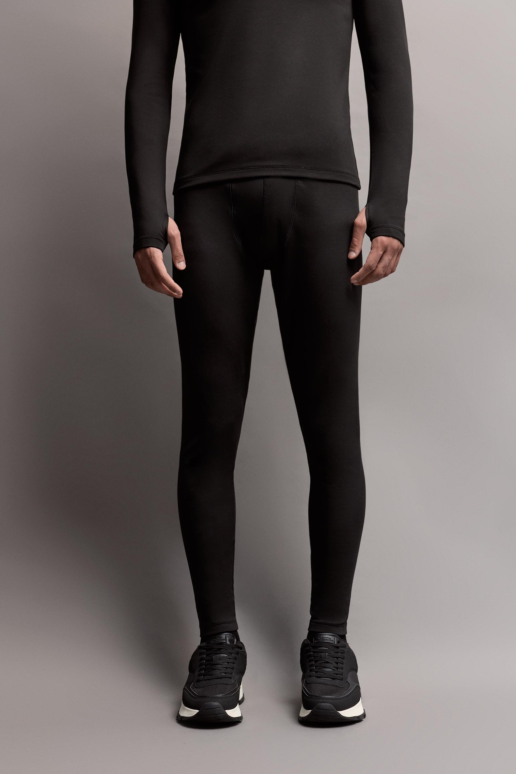 Medium-weight thermal leggings (-7ºC to 9ºC) — BLACK