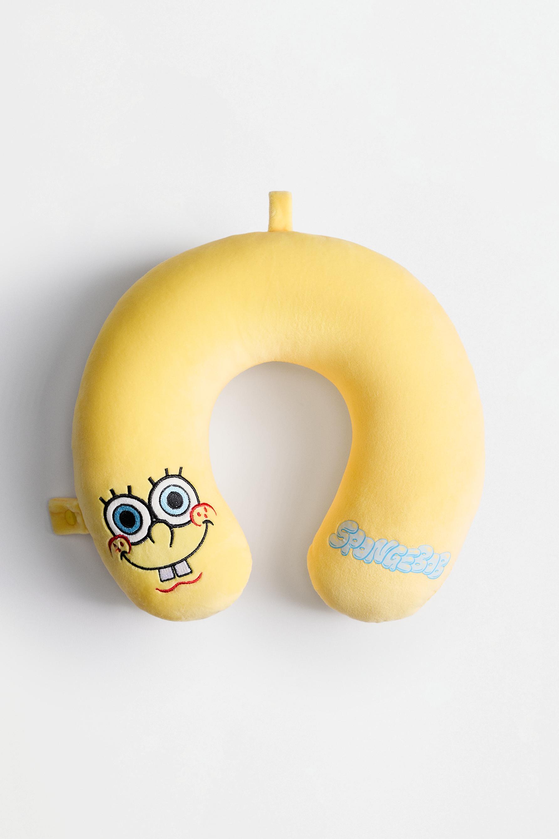 SpongeBob Nickelodeon™ Travel Pillow — YELLOW