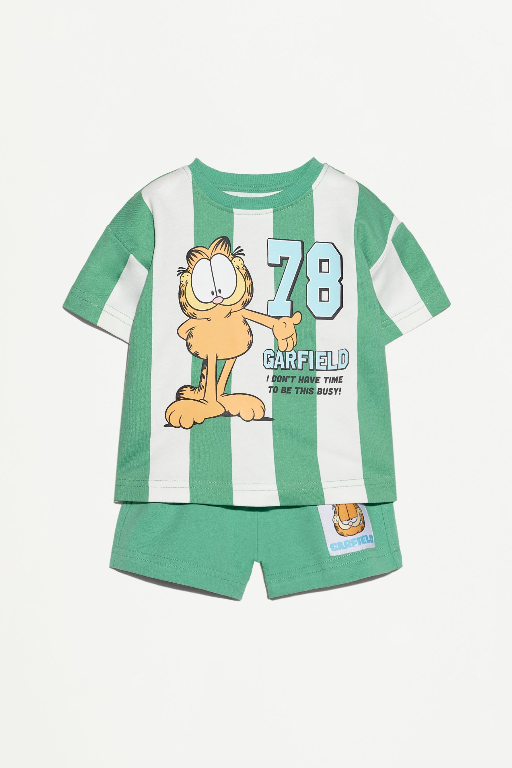 Set Garfield ©Nickelodeon camiseta y bermuda
