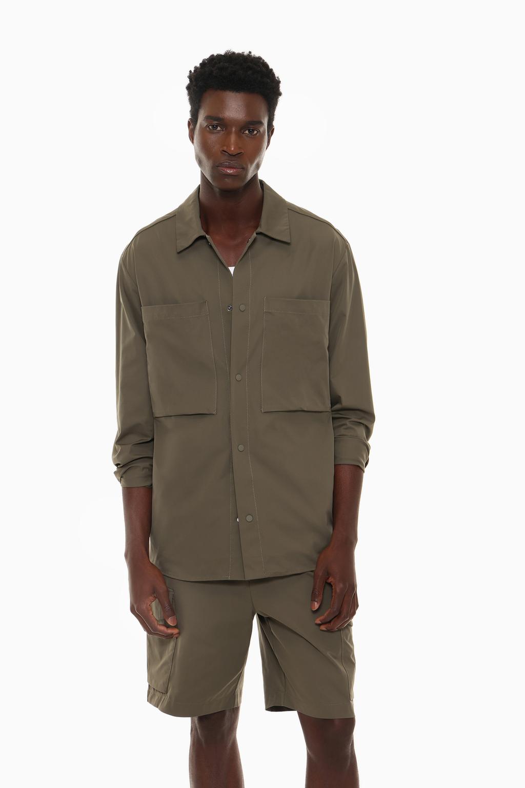 Technical boxy fit shirt