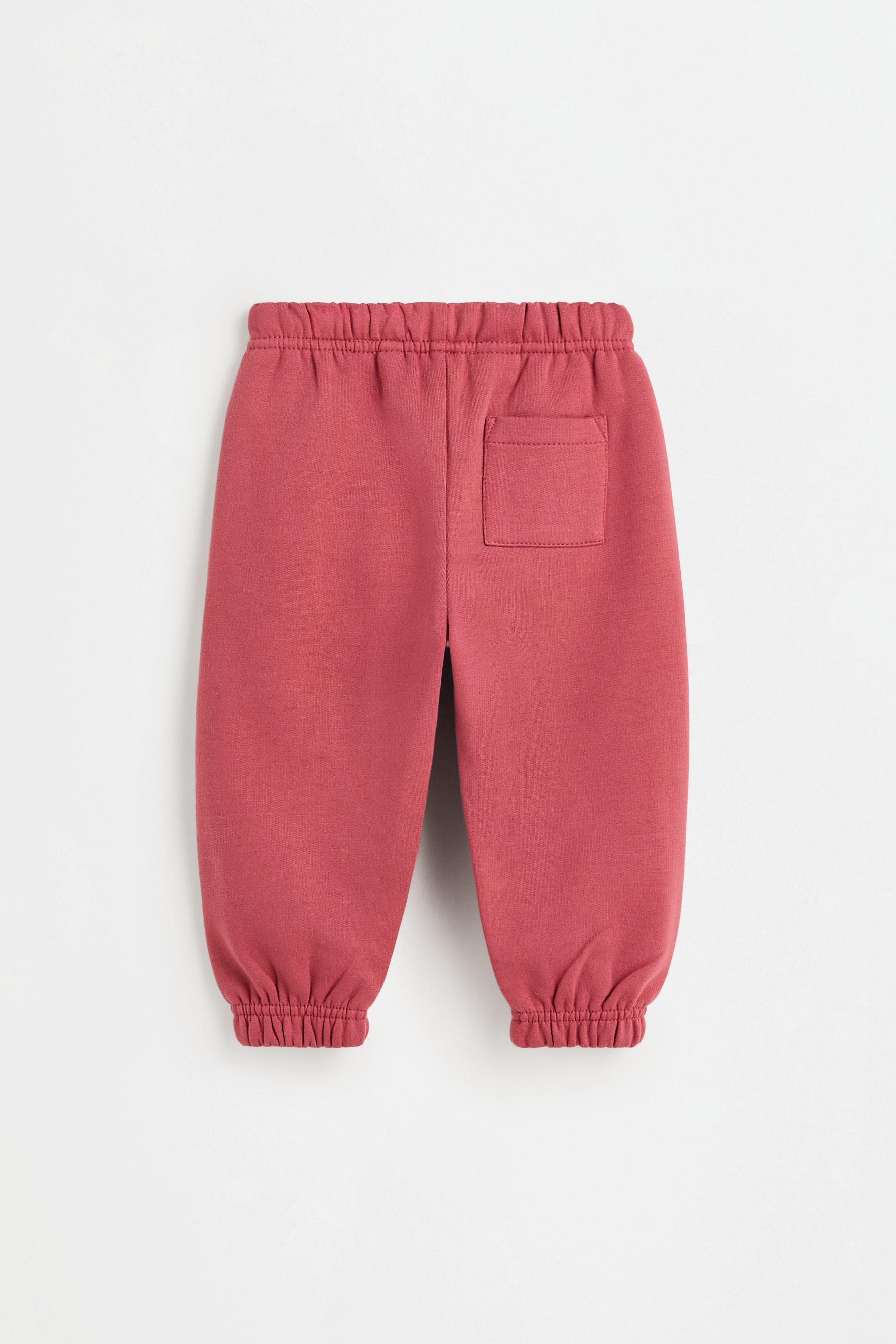 Pack of 2 contrast plush trousers — GREY MARL