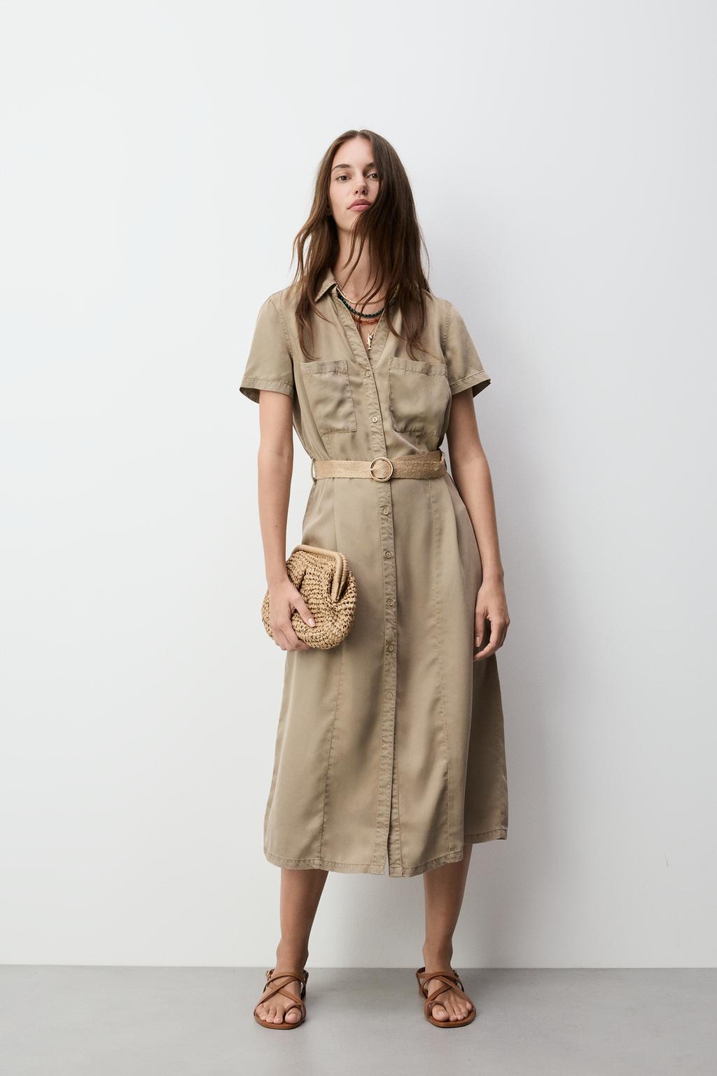 Lightweight denim dress