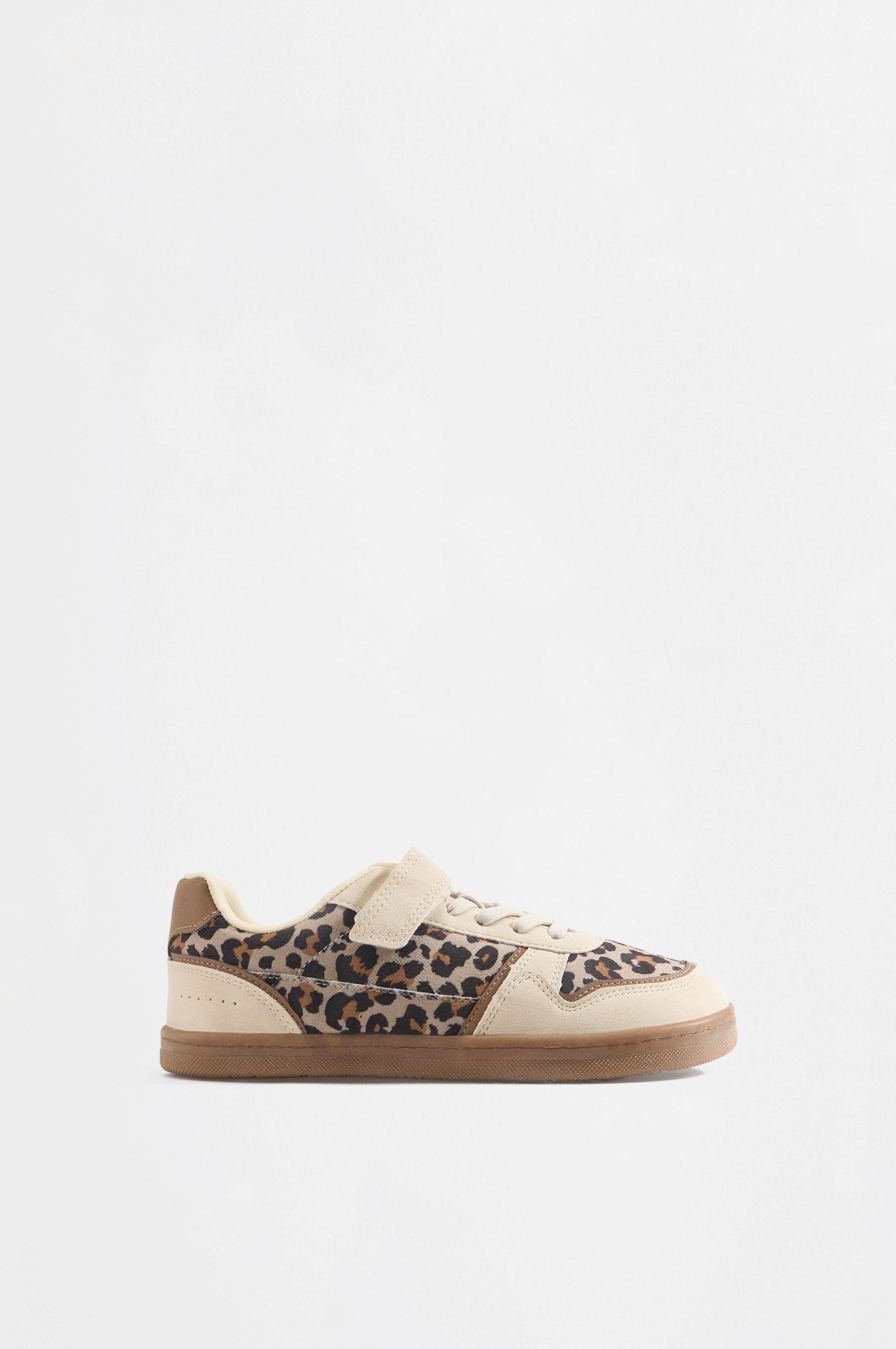 Barefoot animal print sneakers — LEOPARD