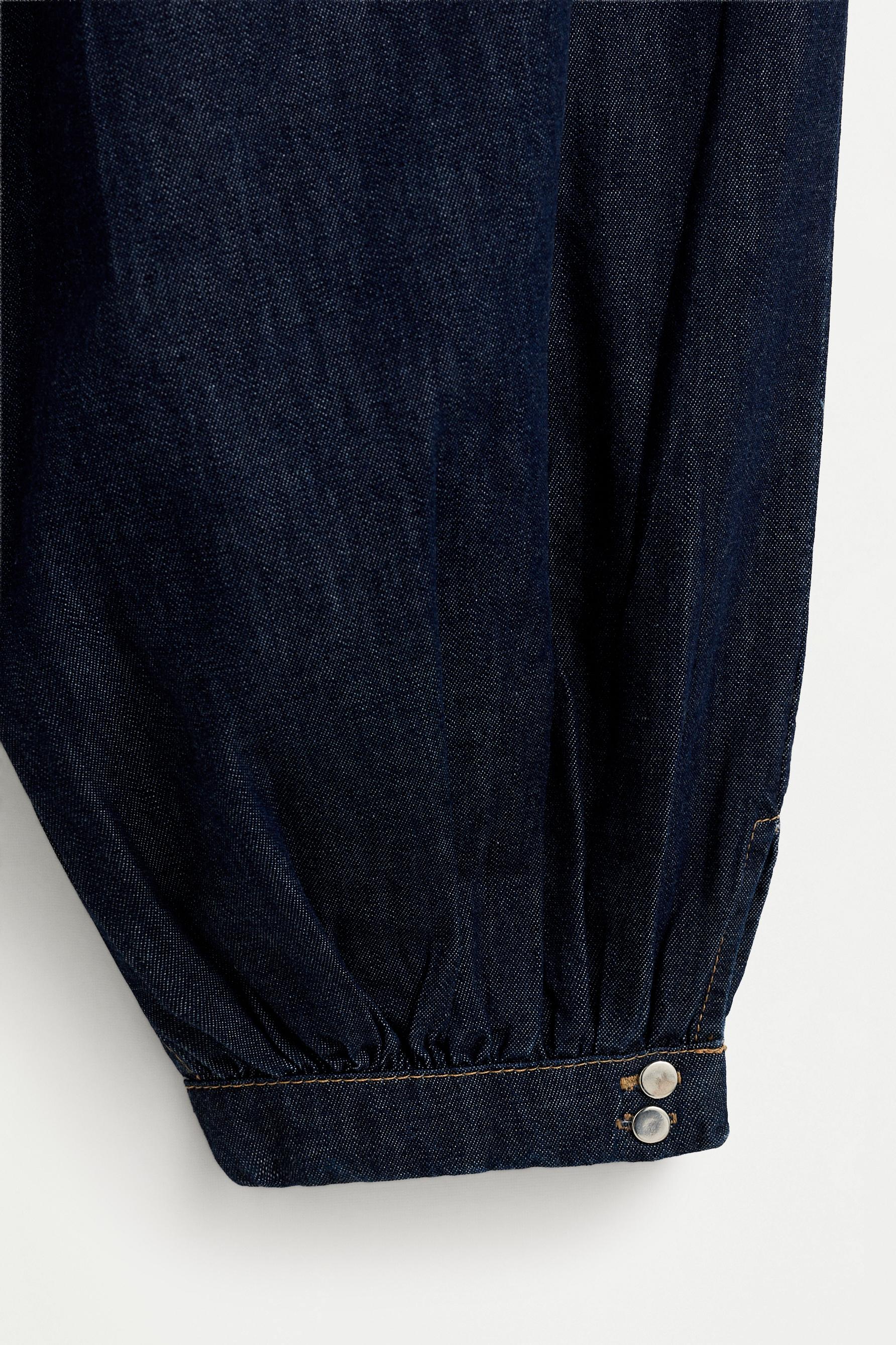 Lightweight sarouel jeans — NAVY