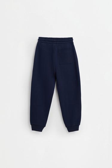 Ottoman plush joggers — NAVY 2