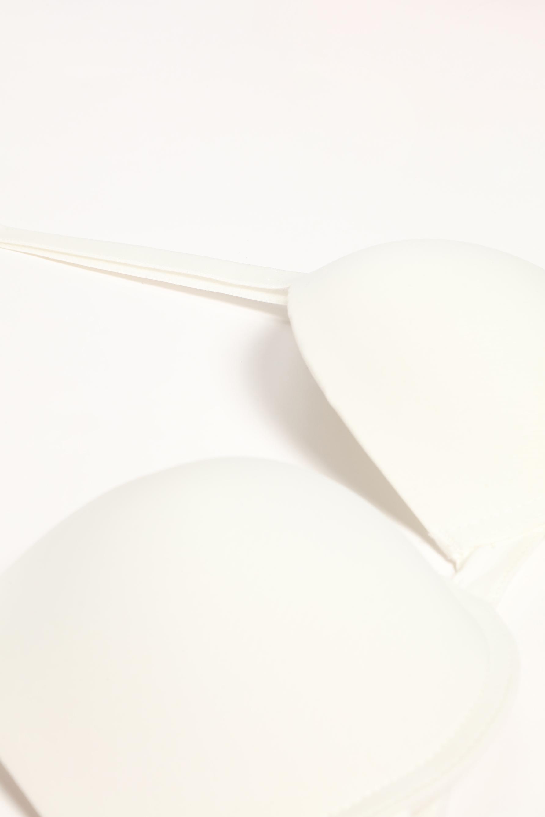 Microfibre classic push-up bra — WHITE