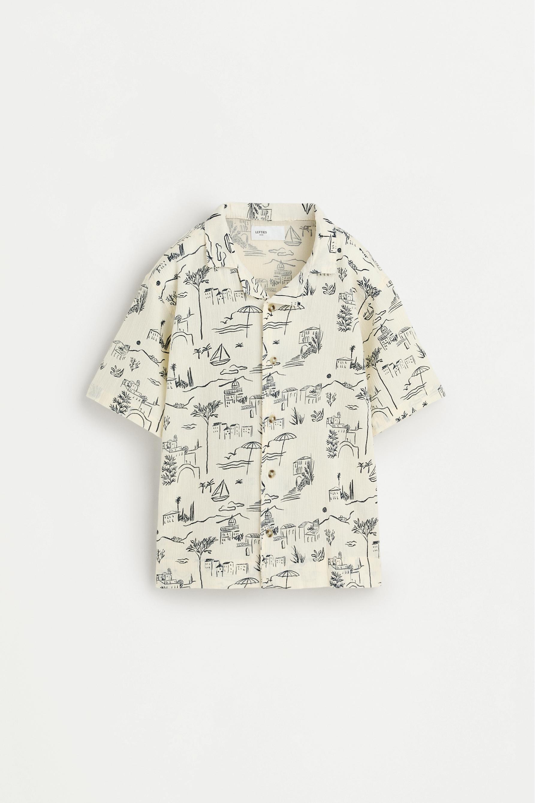 Printed Shirt — ECRU