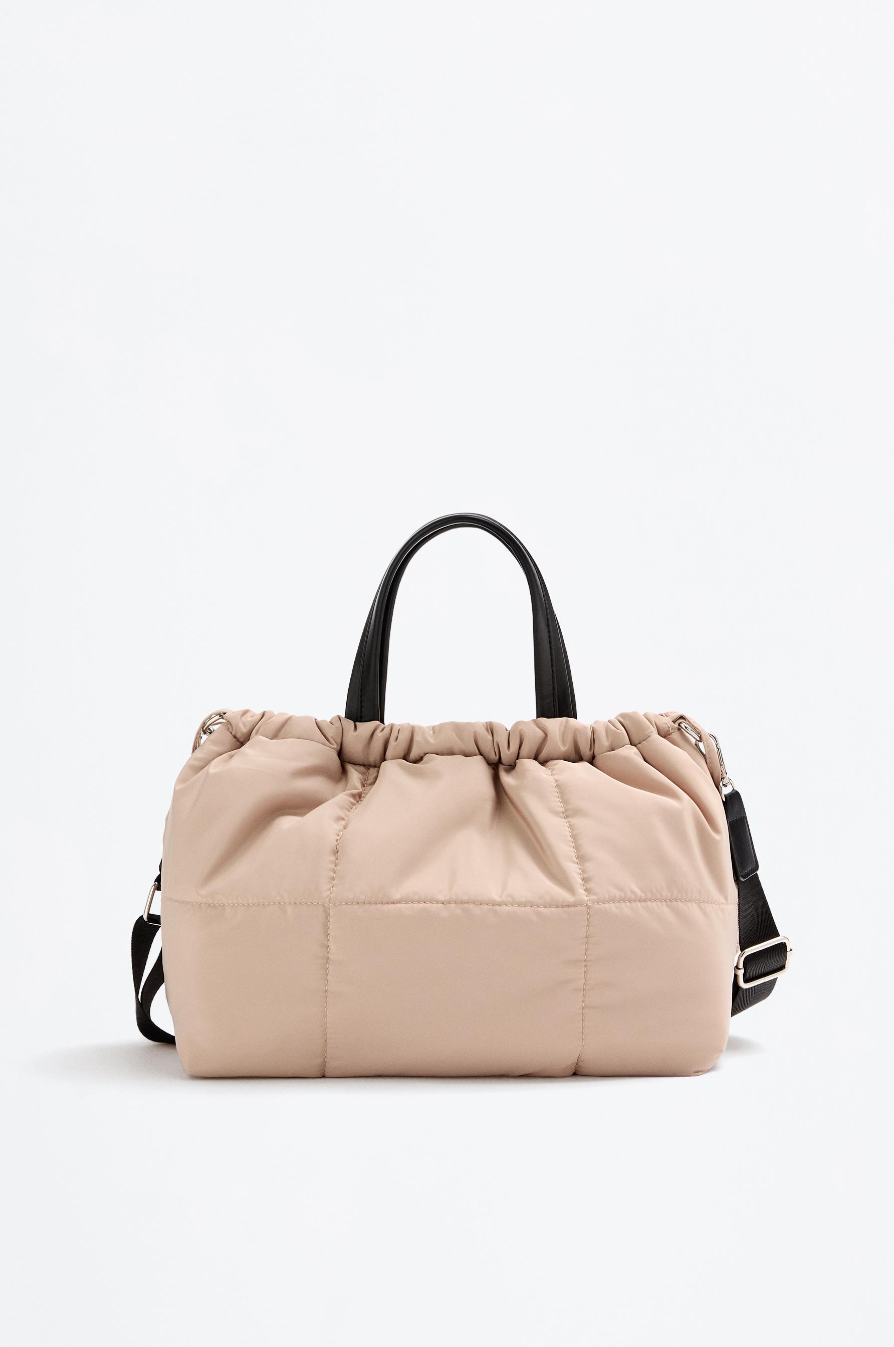 Bolso bandolera nailon acolchado doble asa