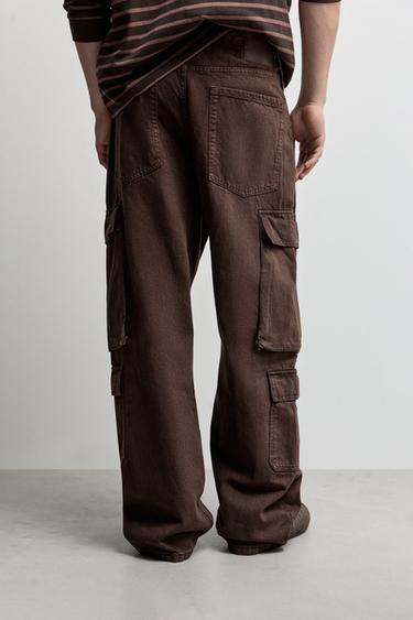 Multipocket baggy jeans — CHOCOLATE 4