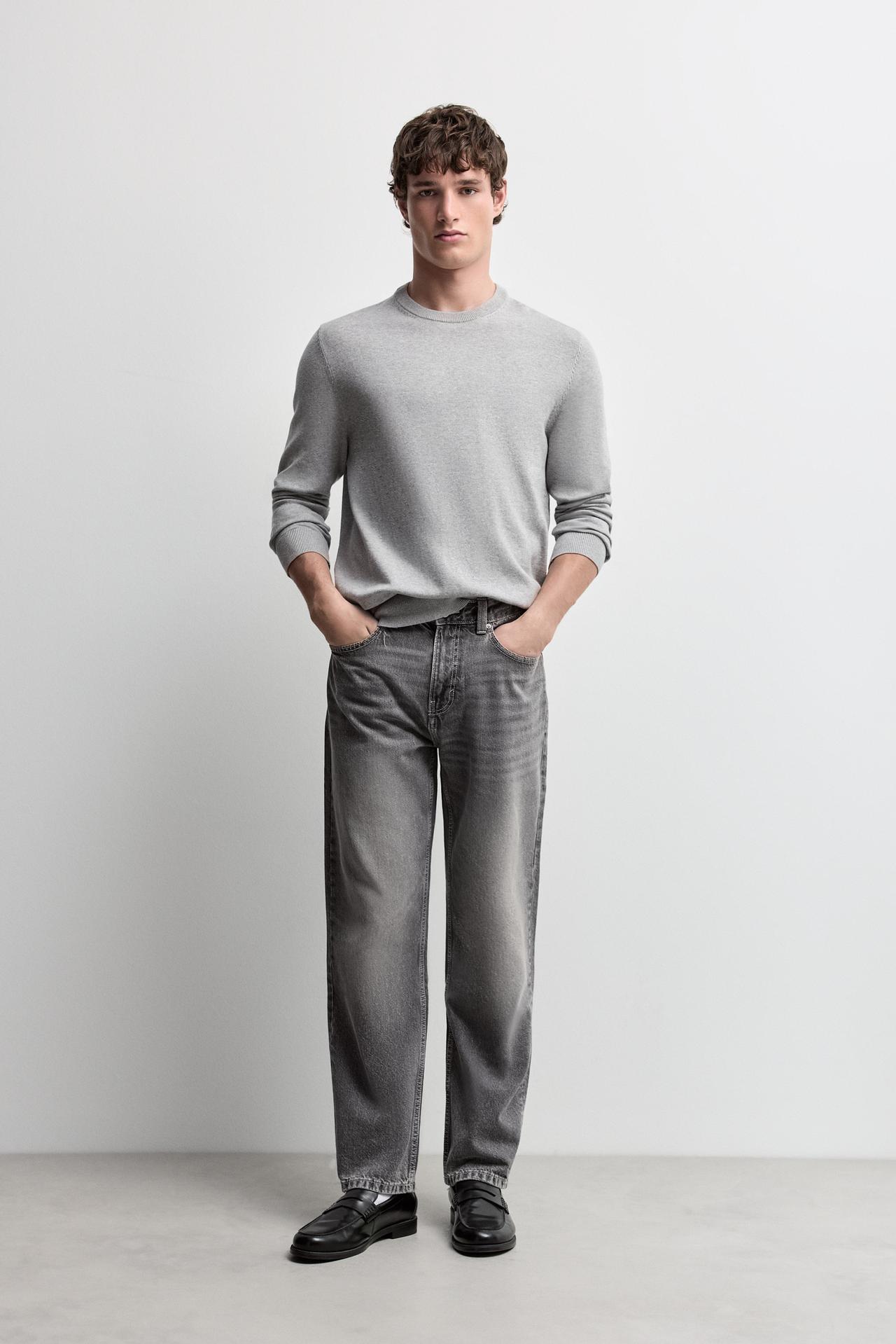 Straight jeans — PALE GREY