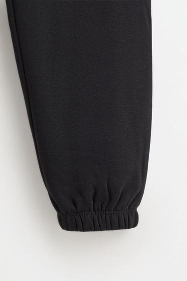 Pack of 2 plain plush trousers — BLACK 4