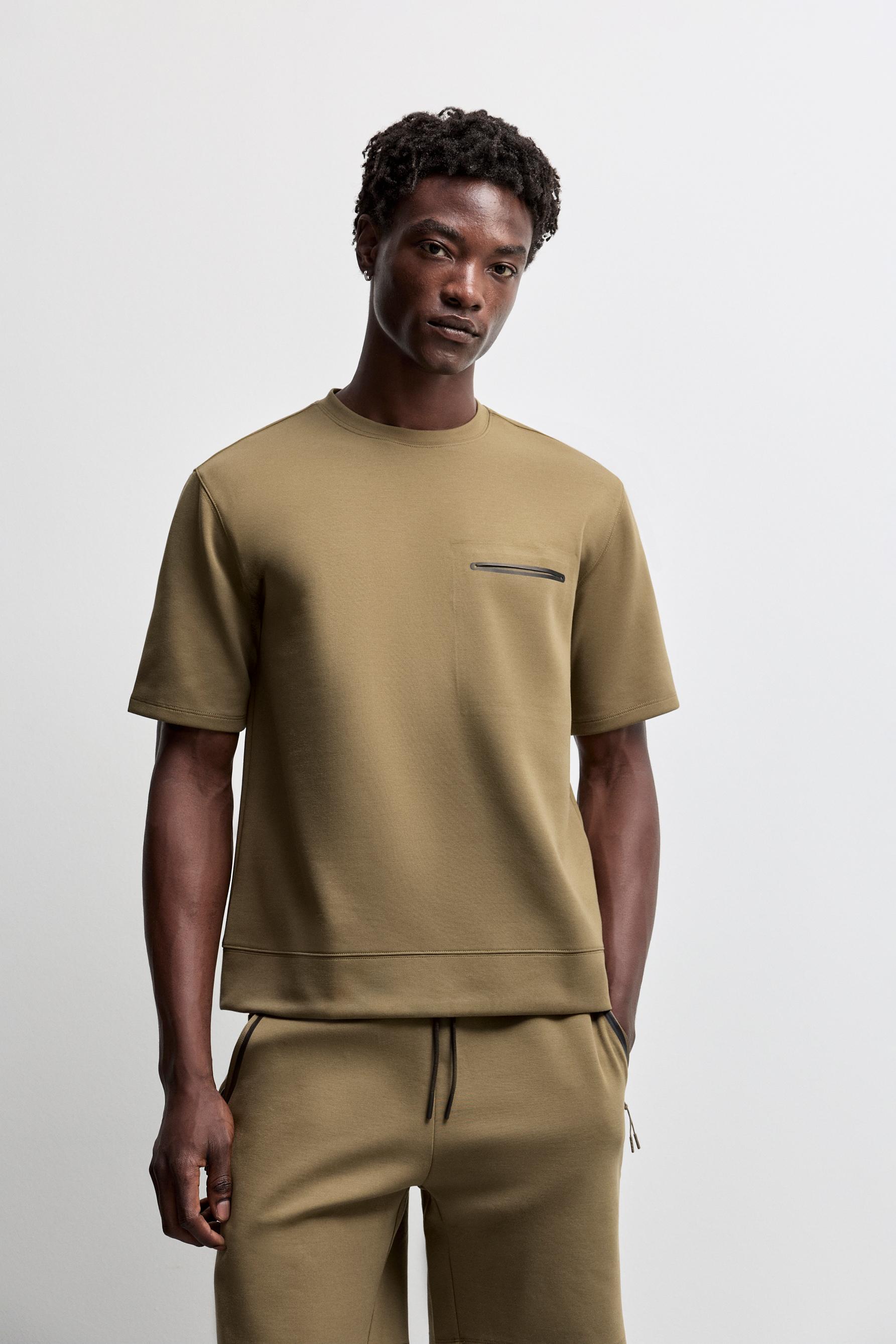 Interlock Sports T-shirt — OLIVE GREEN