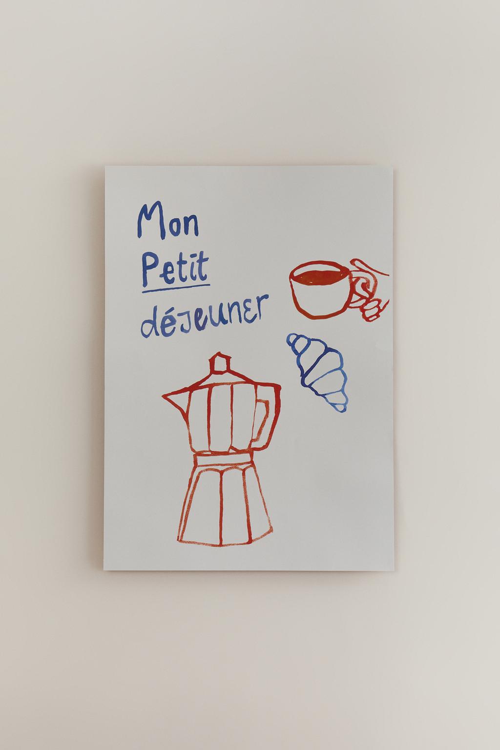 Pòster Mon Petit Déjeuner de POSTERY (50 x 70 cm)