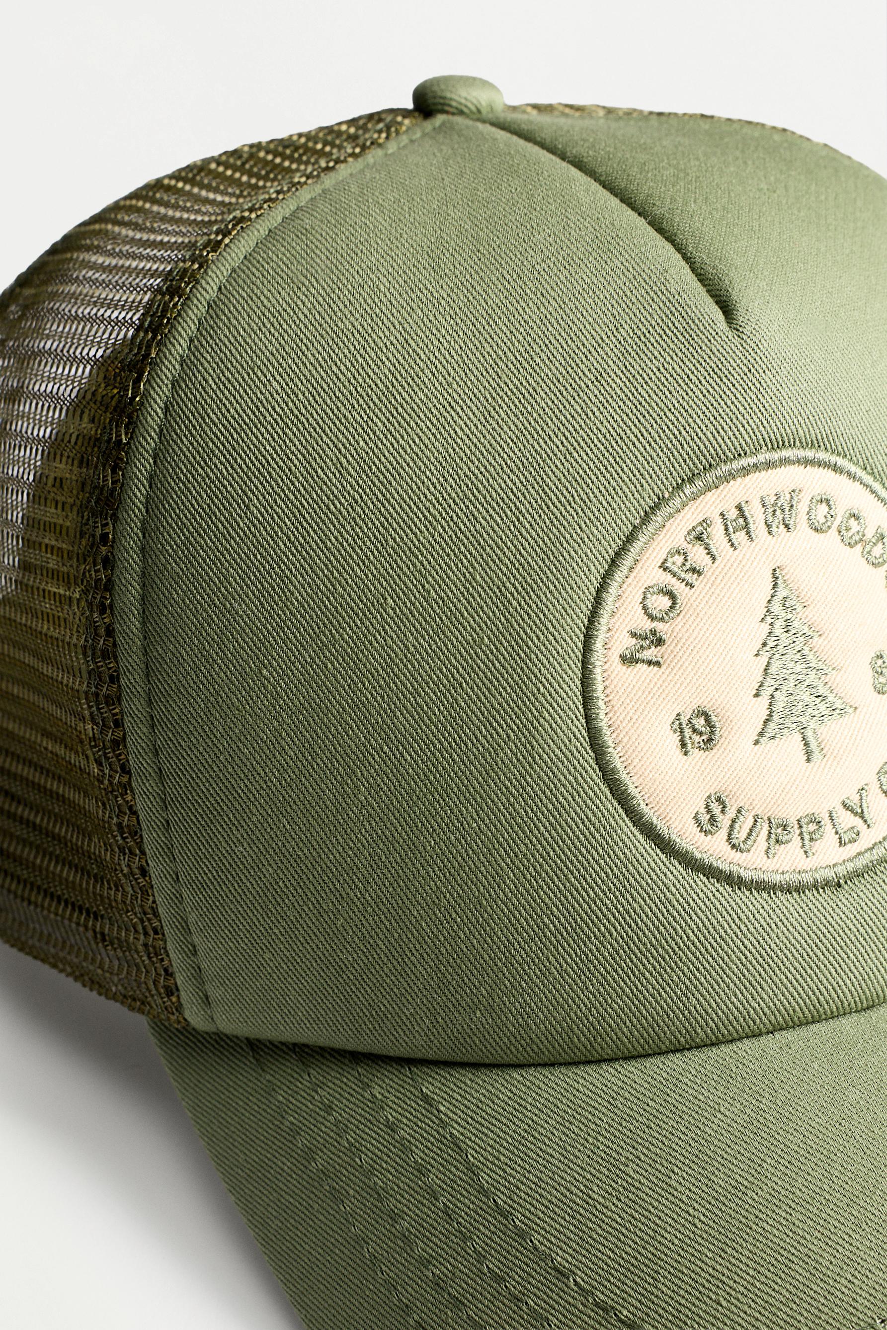 Mesh patch cap — PASTEL GREEN