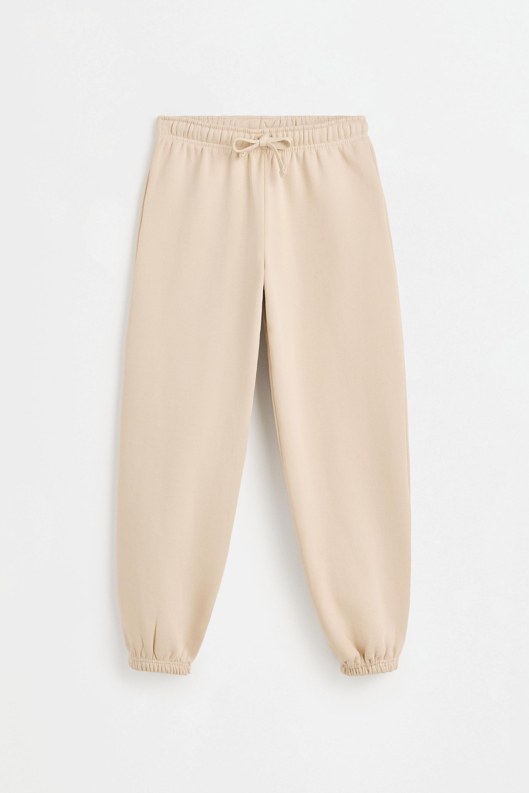 Basic tracksuit bottoms — MEDIUM ECRU