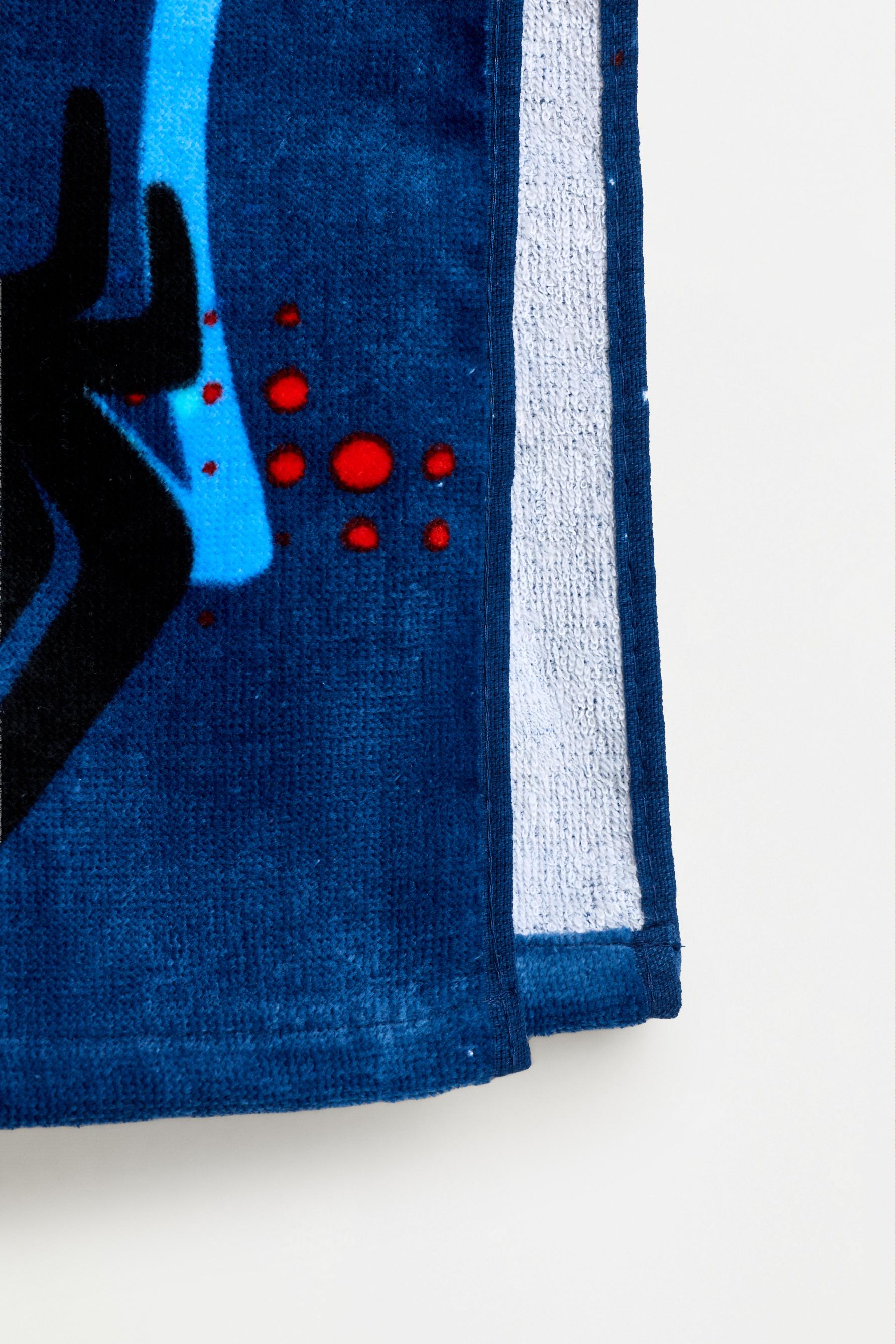 Spiderman ©Marvel poncho towel — RED/NAVY (alternate view)