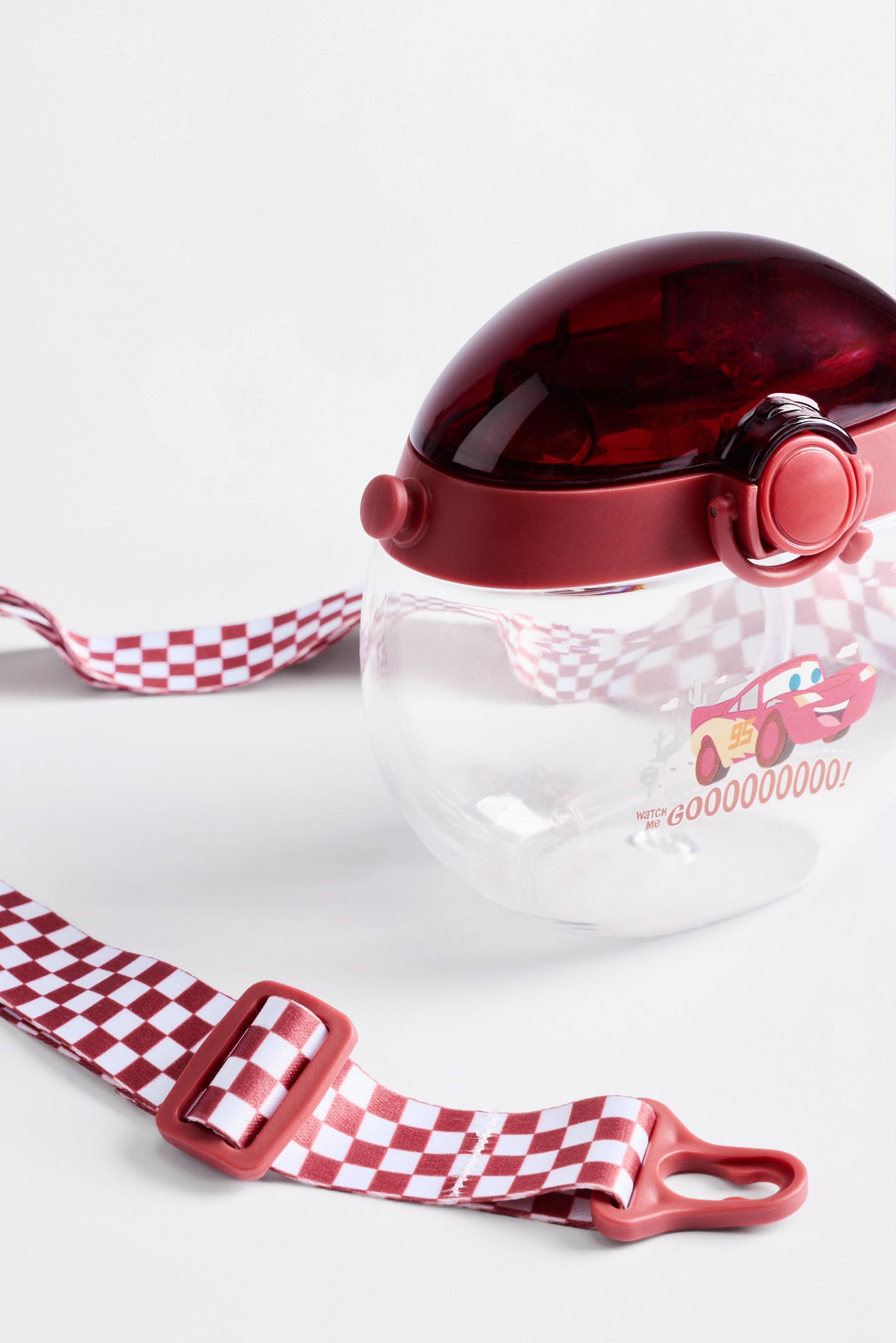 Cars ©Disney Water Bottle with Strap — RED