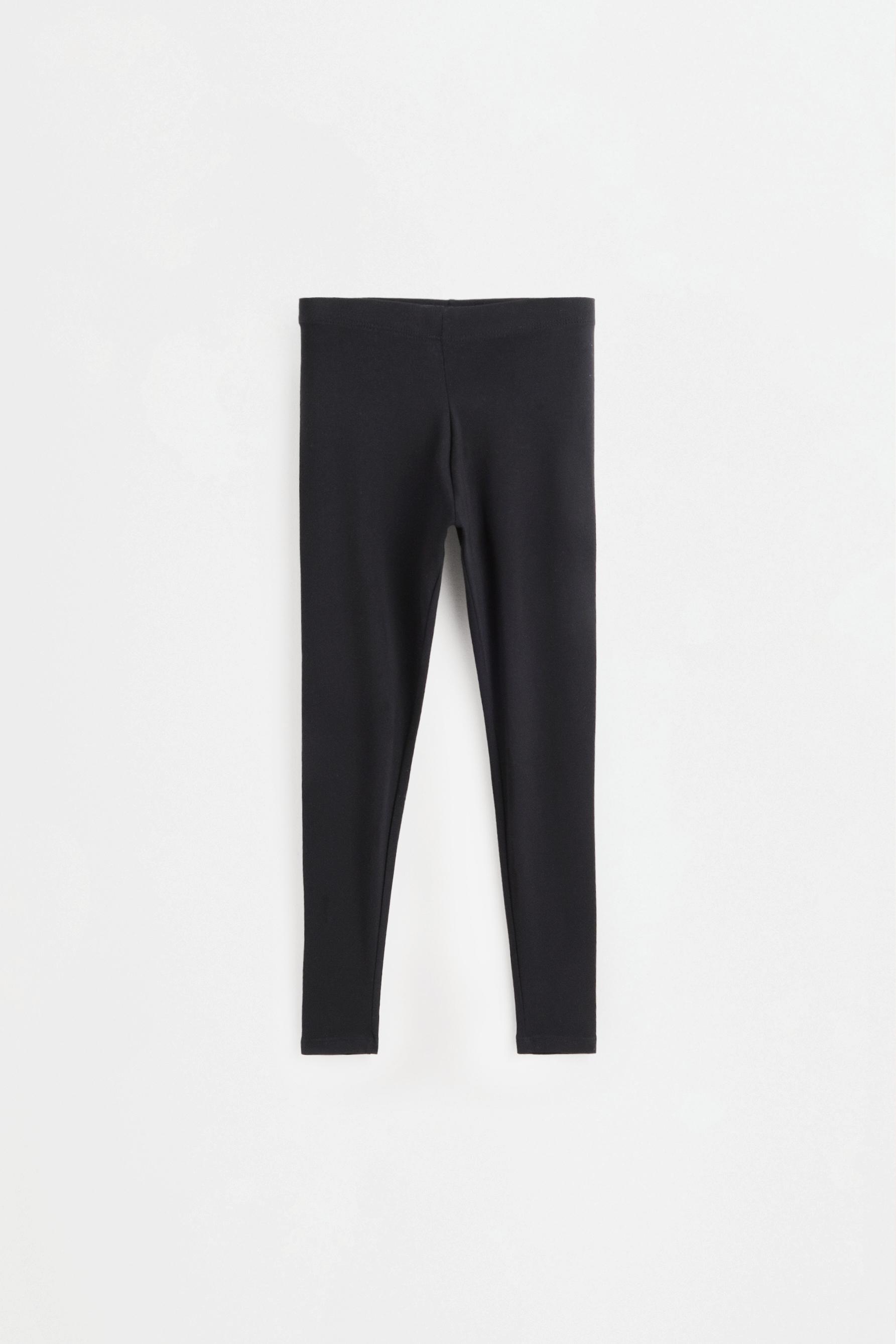 6-Pack of solid leggings — BLACK