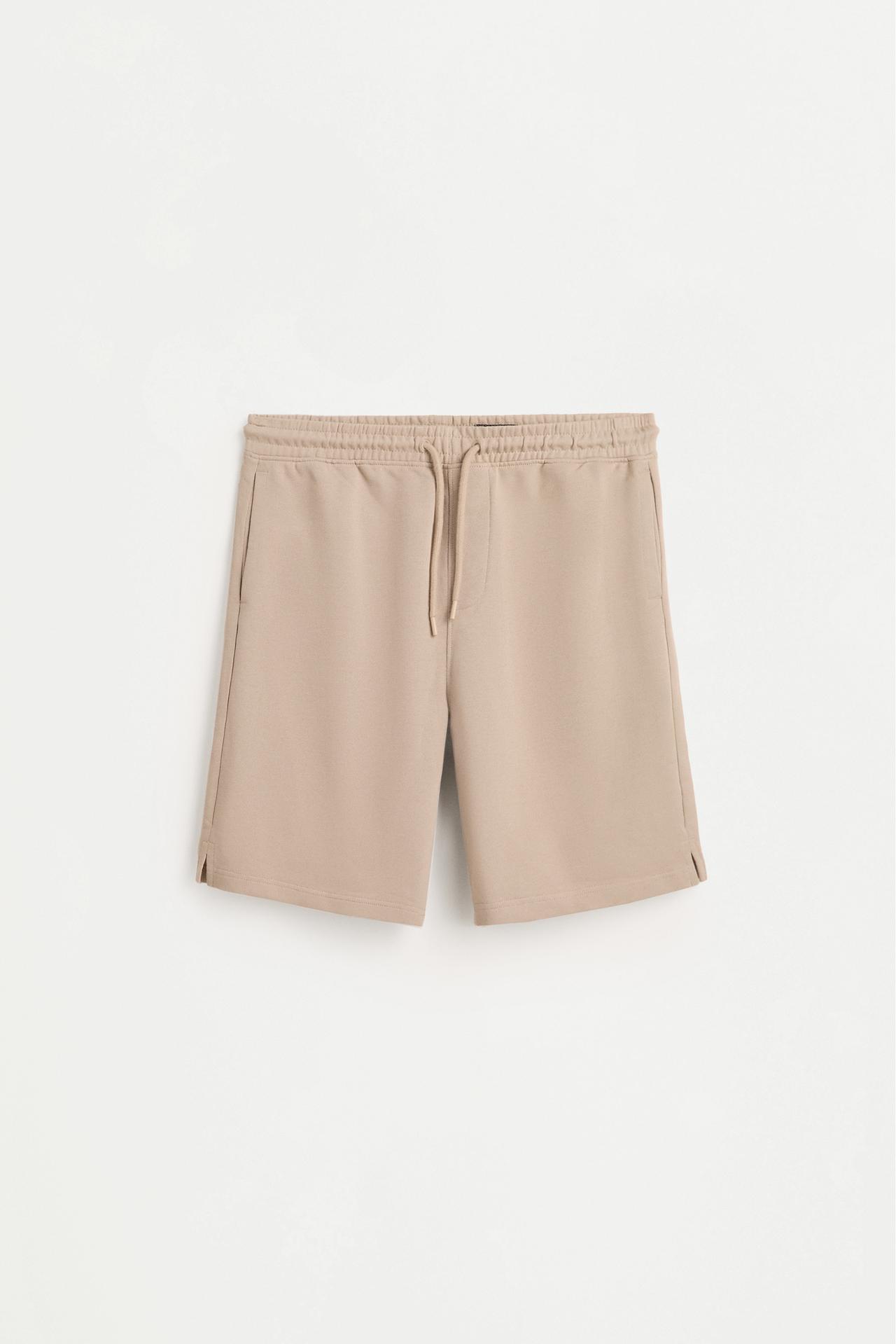 Tracksuit Bermuda shorts — PALE SAND