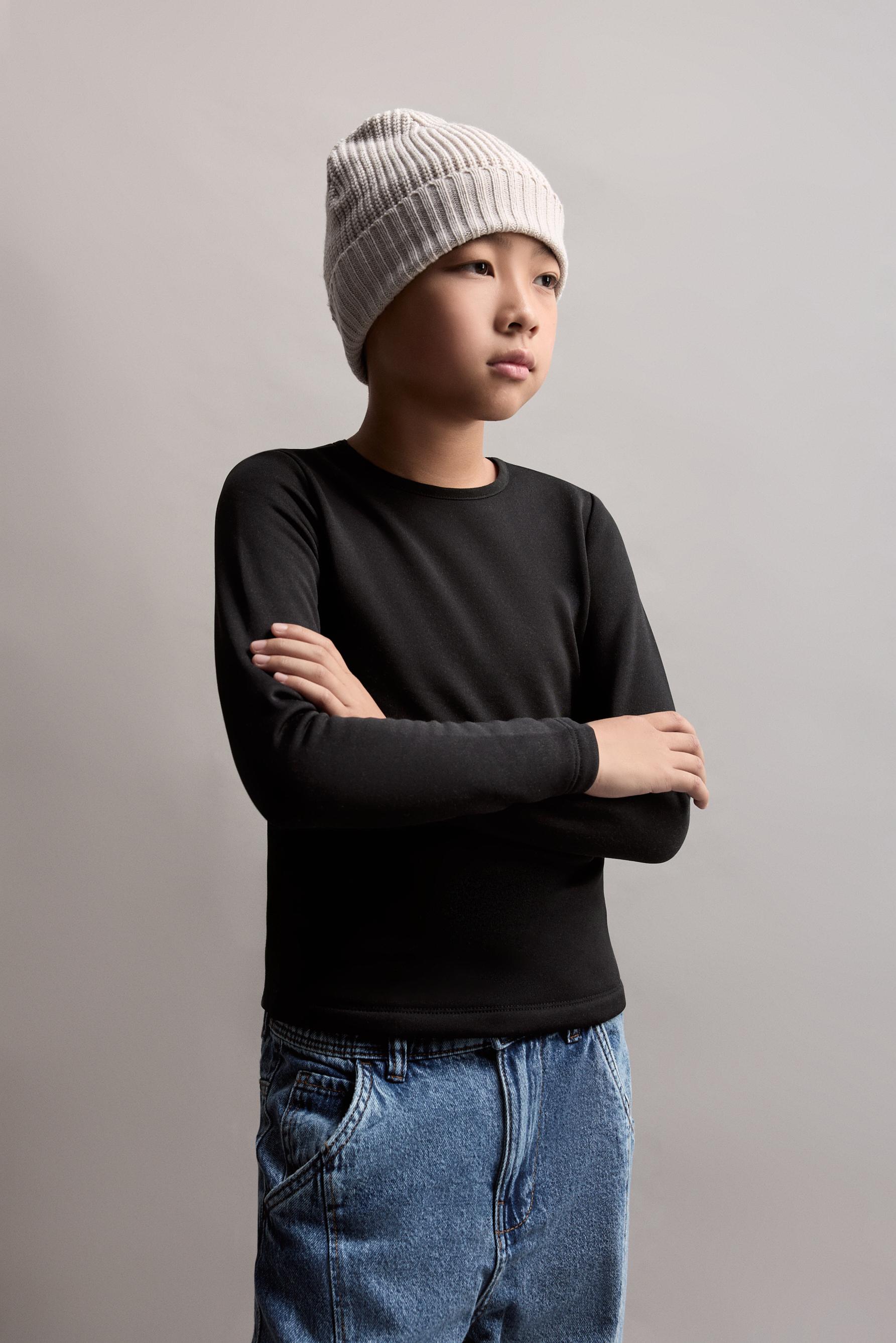 Heavy Weight Thermal Comfort T-Shirt — BLACK