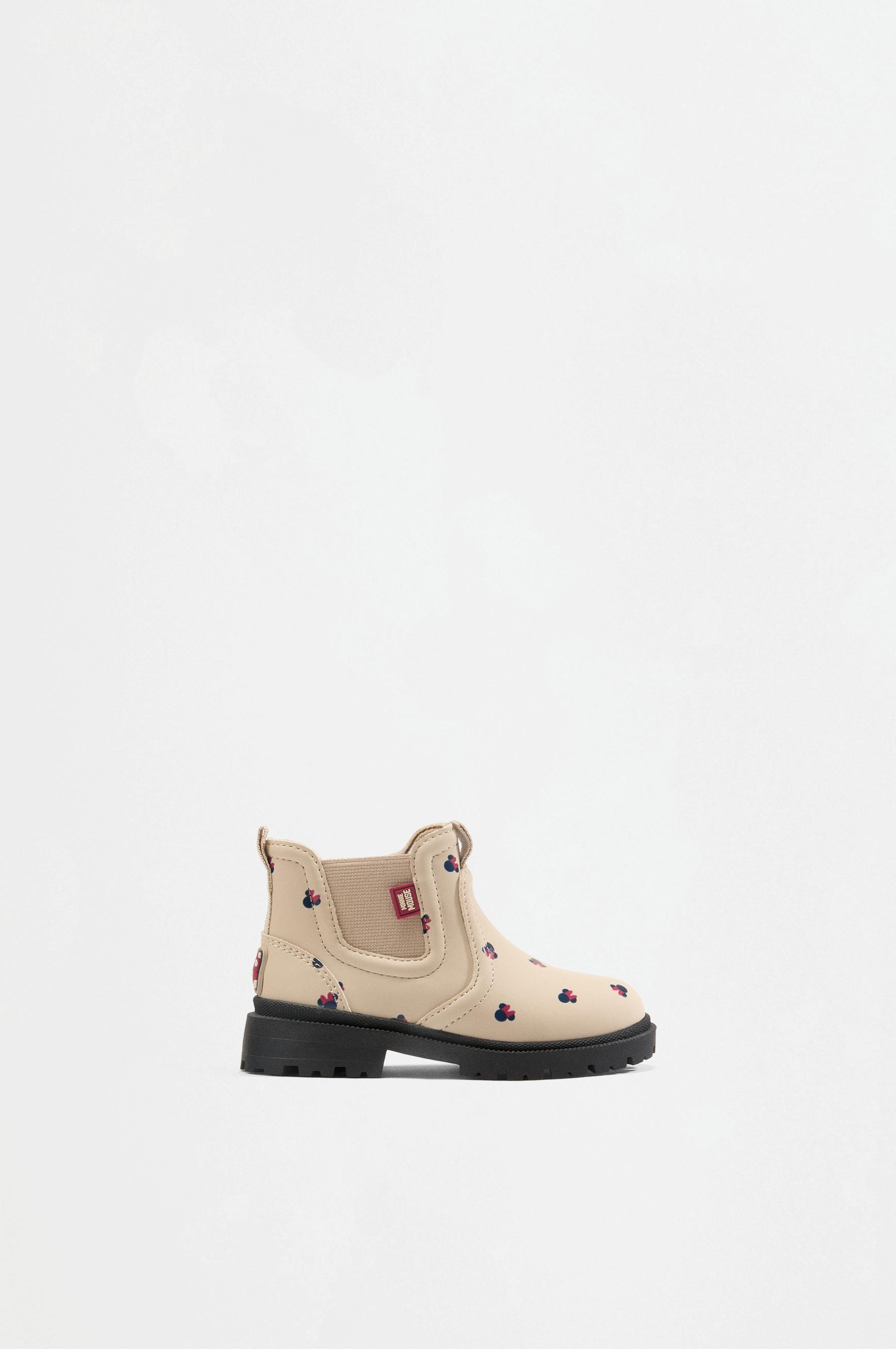 Minnie Mouse ©Disney Chelsea boots — ECRU