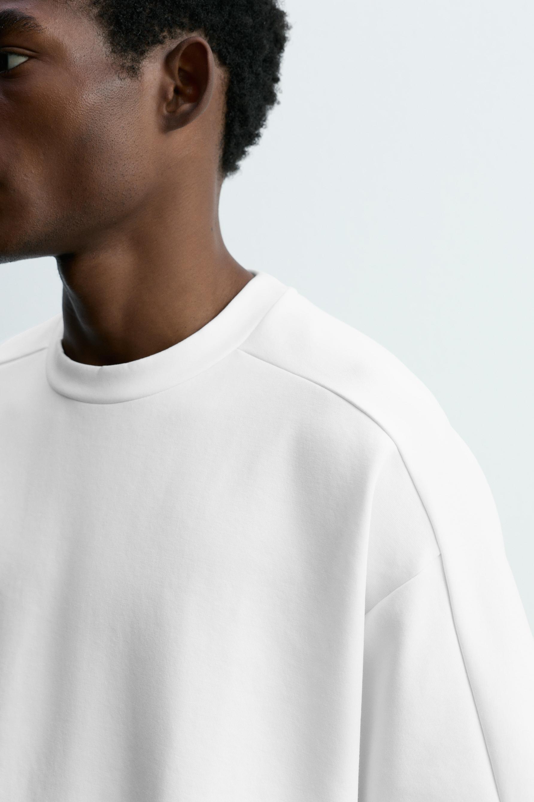 Heavy interlock T-shirt — OFF WHITE
