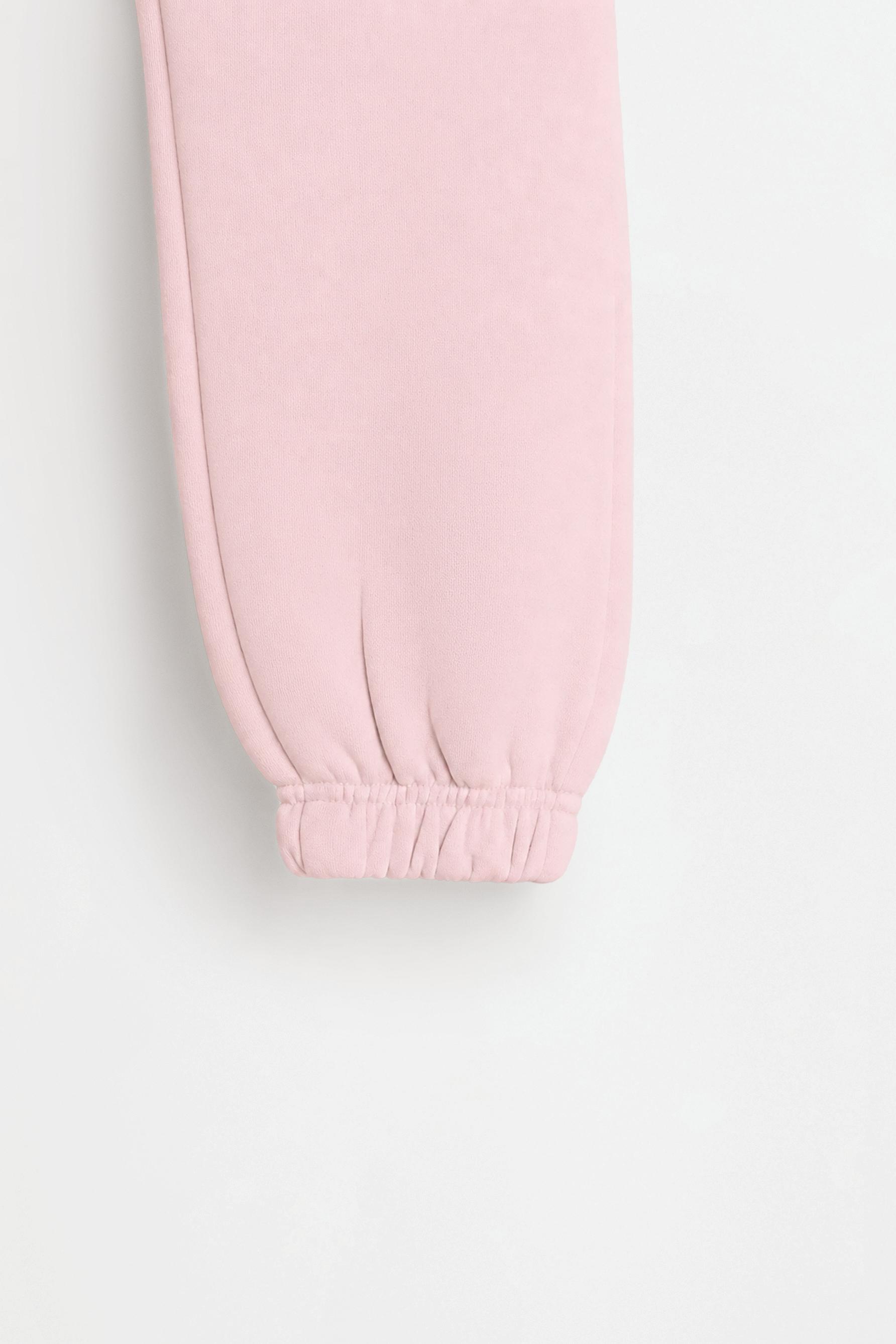 Pack of 2 plain plush trousers — PASTEL PINK