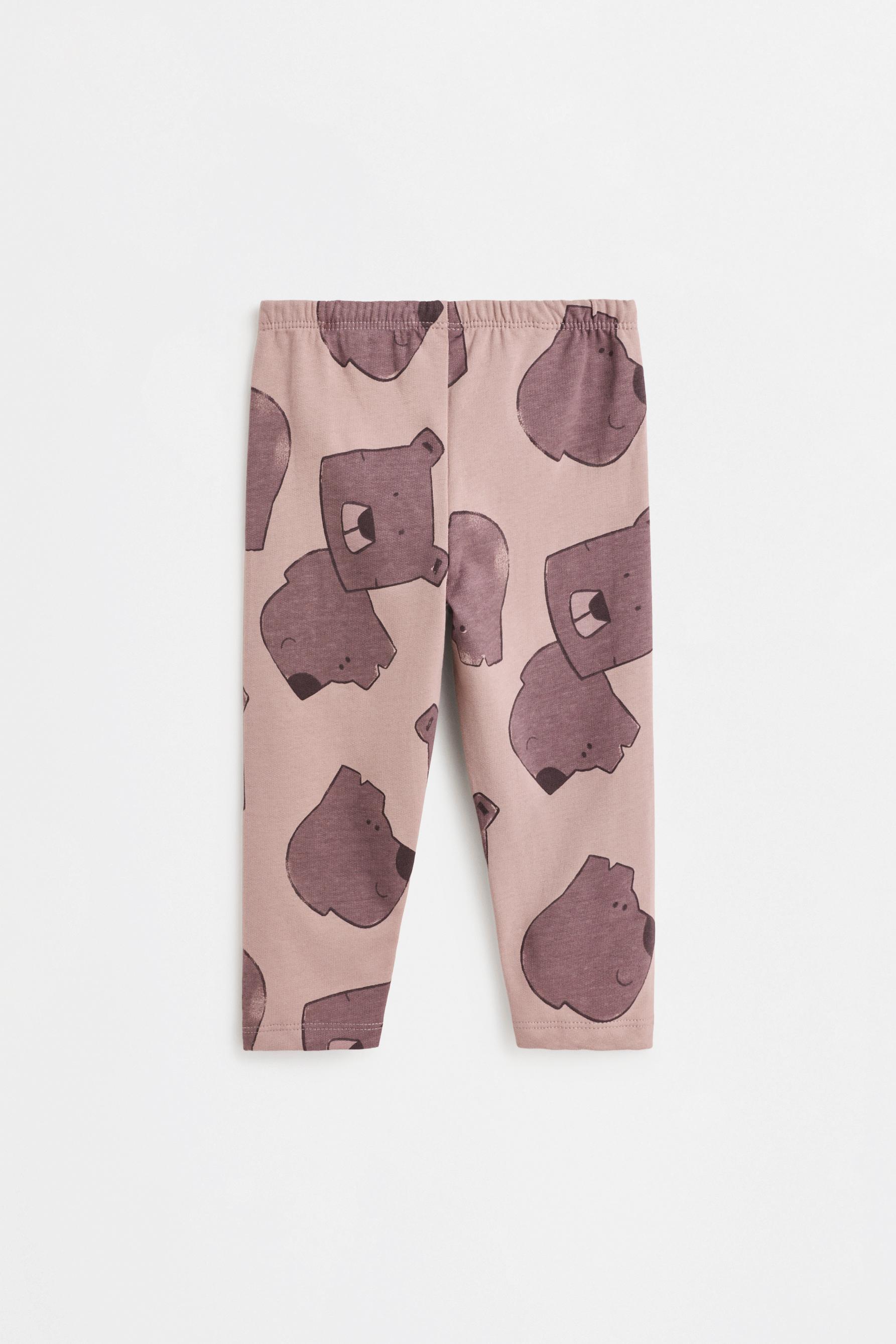 Bear print co-ord — MAUVE