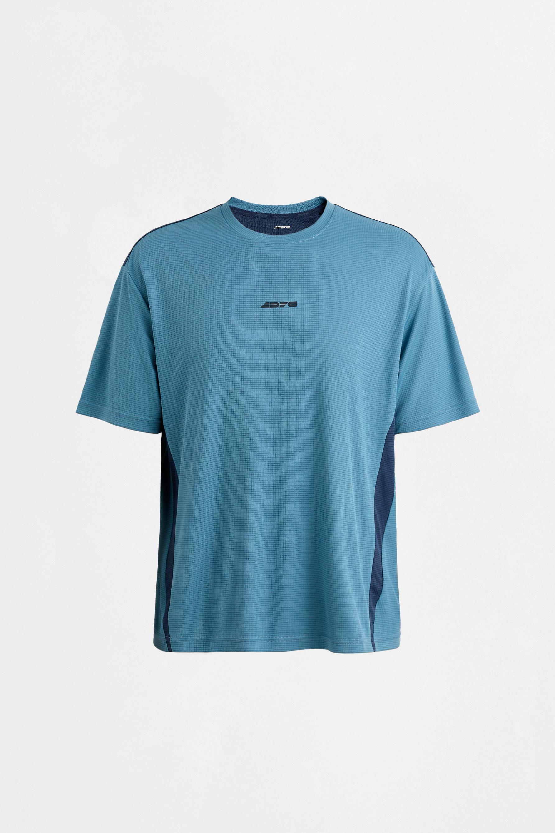 Text sports T-shirt — PALE BLUE