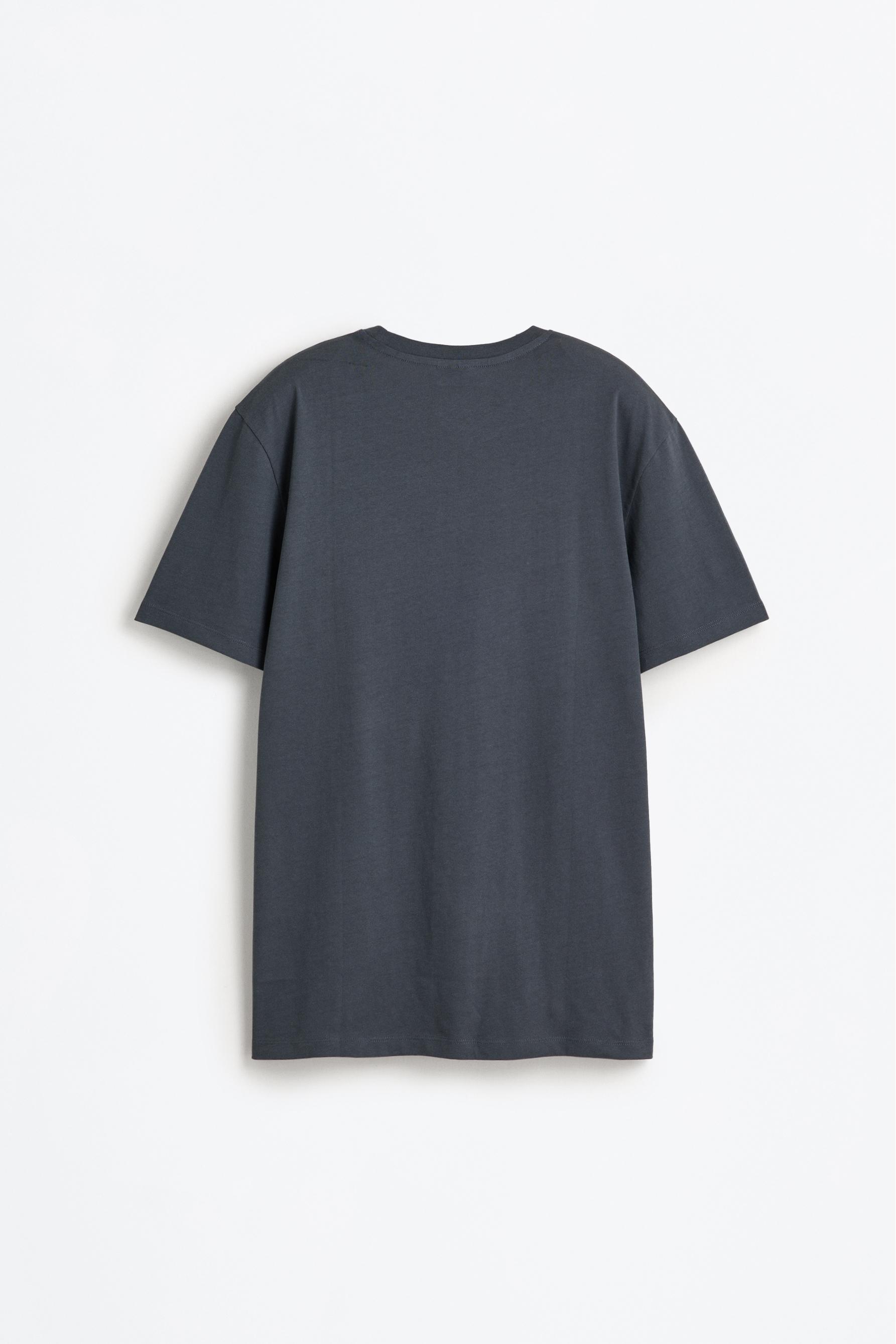 4-pack of basic T-shirts — GREY MARL